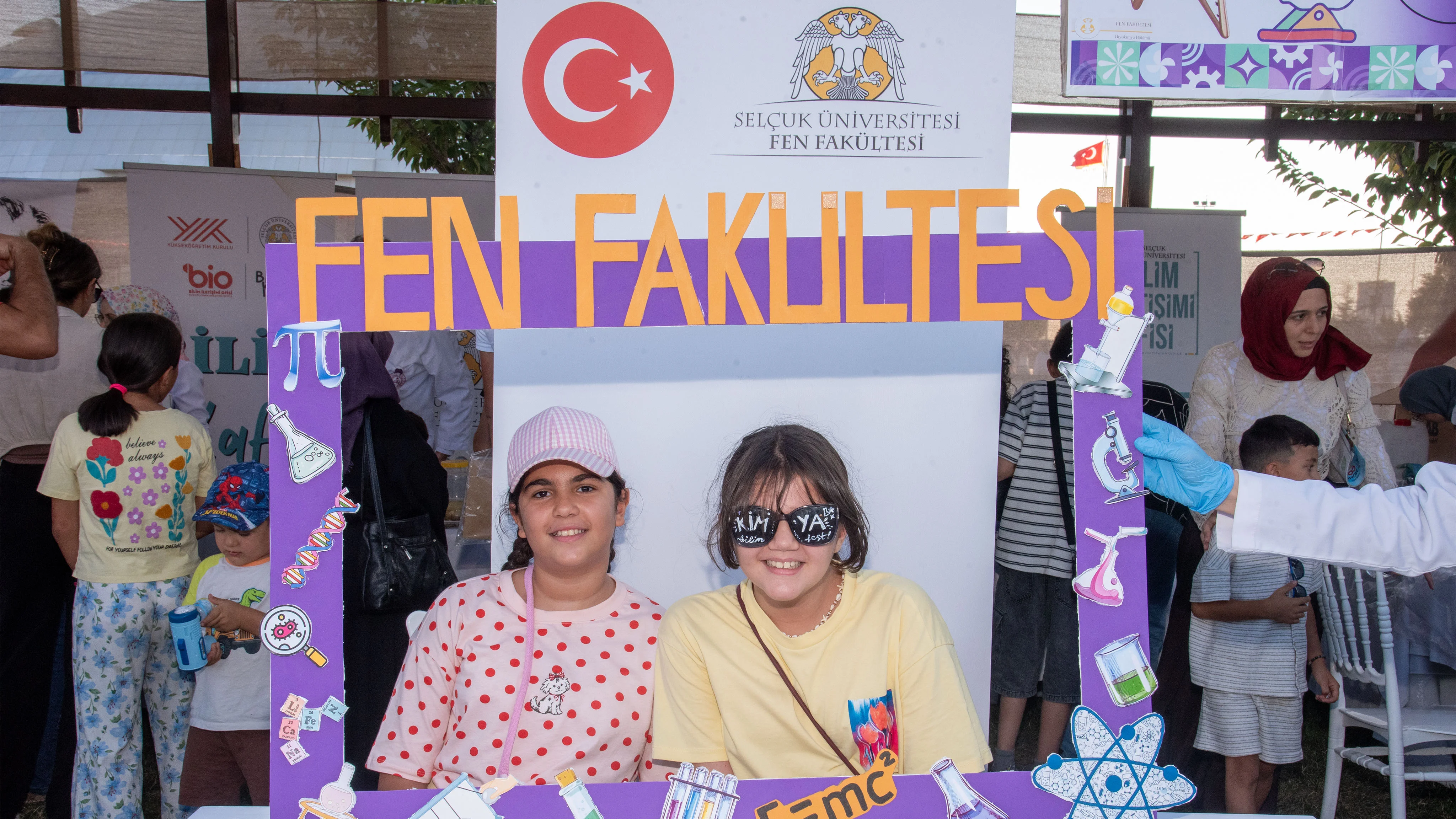 Konya Bilim Festivali’nde Selçuk Üniversitesi standına yoğun ilgi