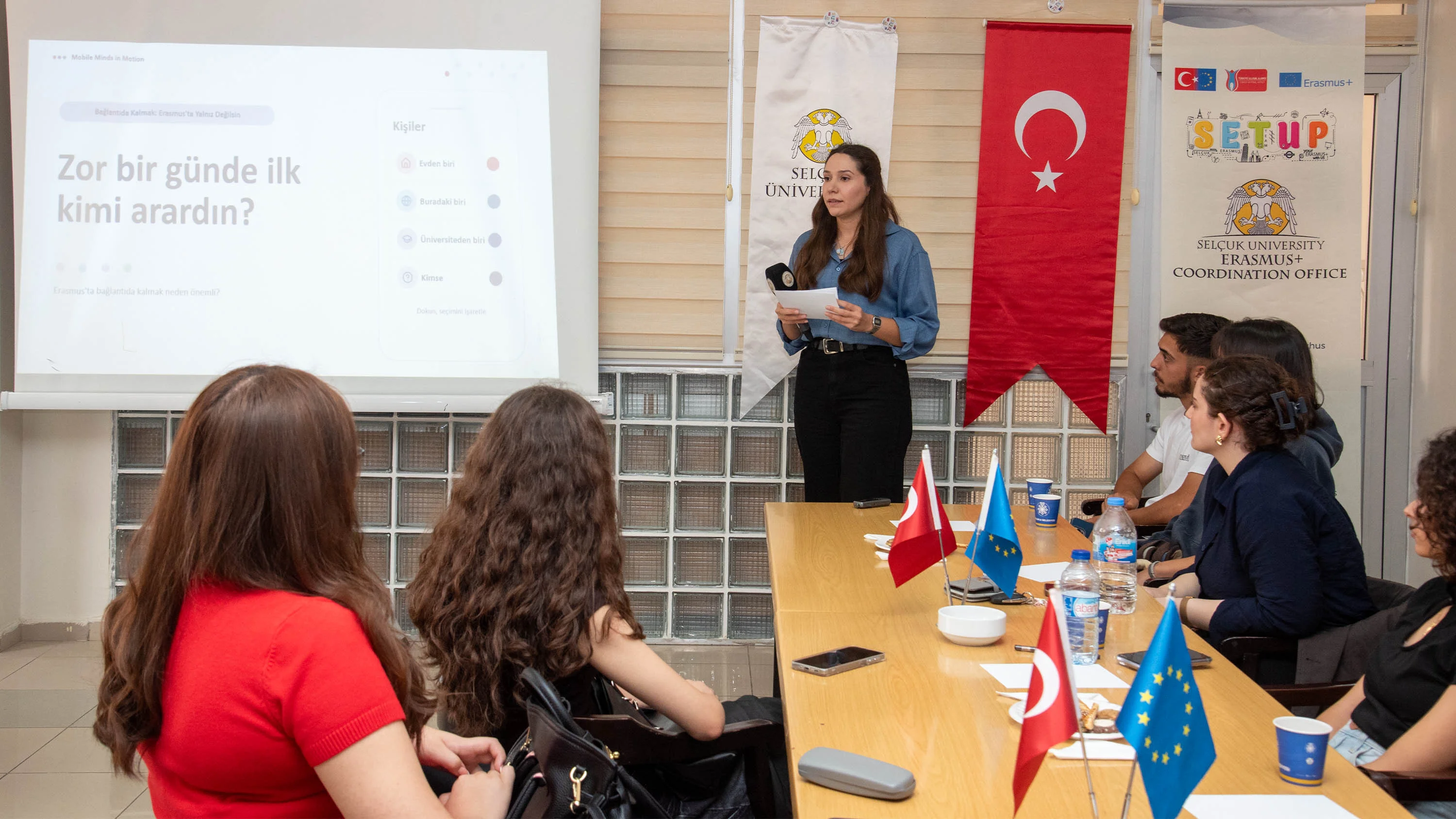 Selçuk Üniversitesi Erasmus+ öğrencilerini değişime hazırladı