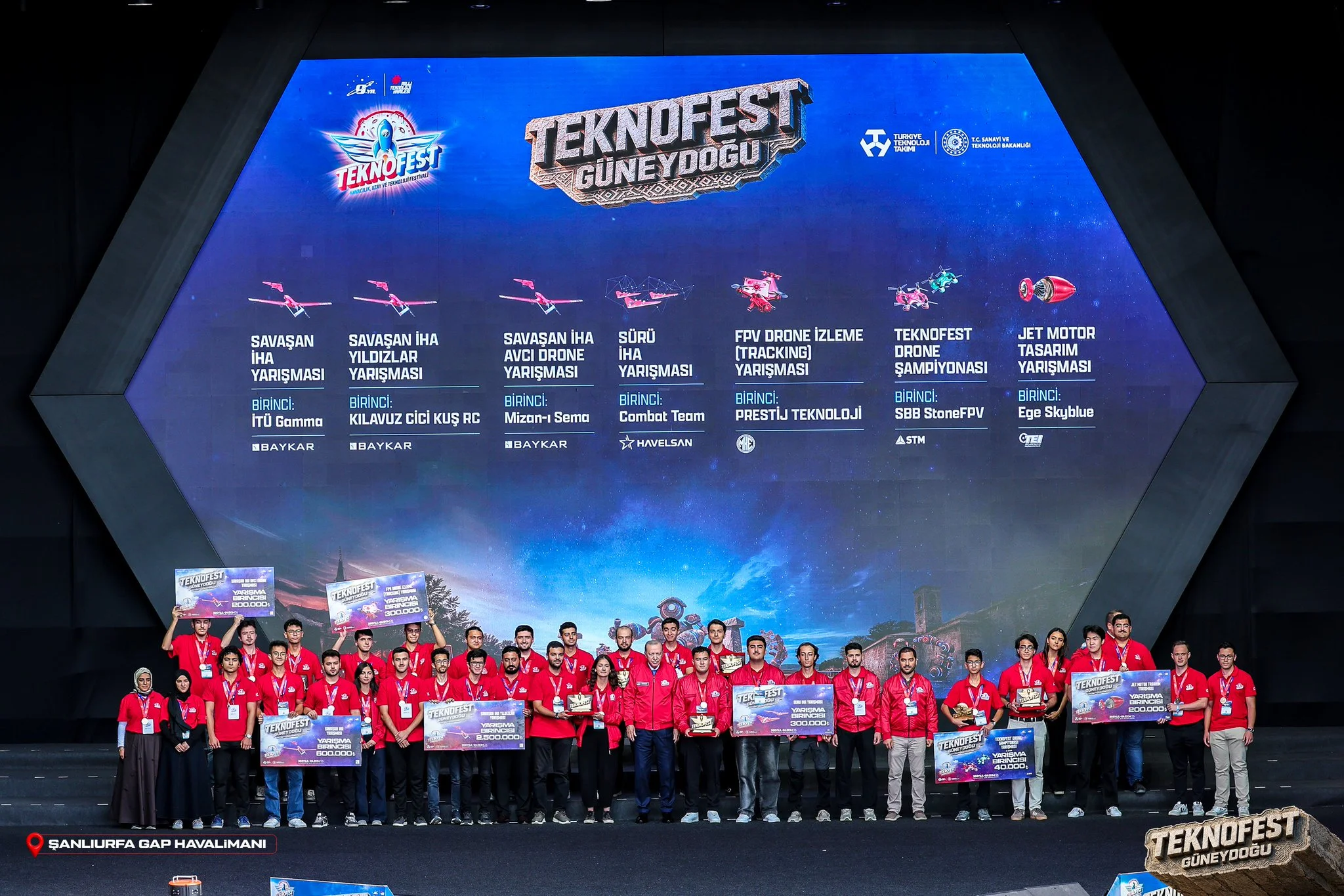 Selçuk Üniversitesi, TEKNOFEST Güneydoğu’da 5 ödülün sahibi