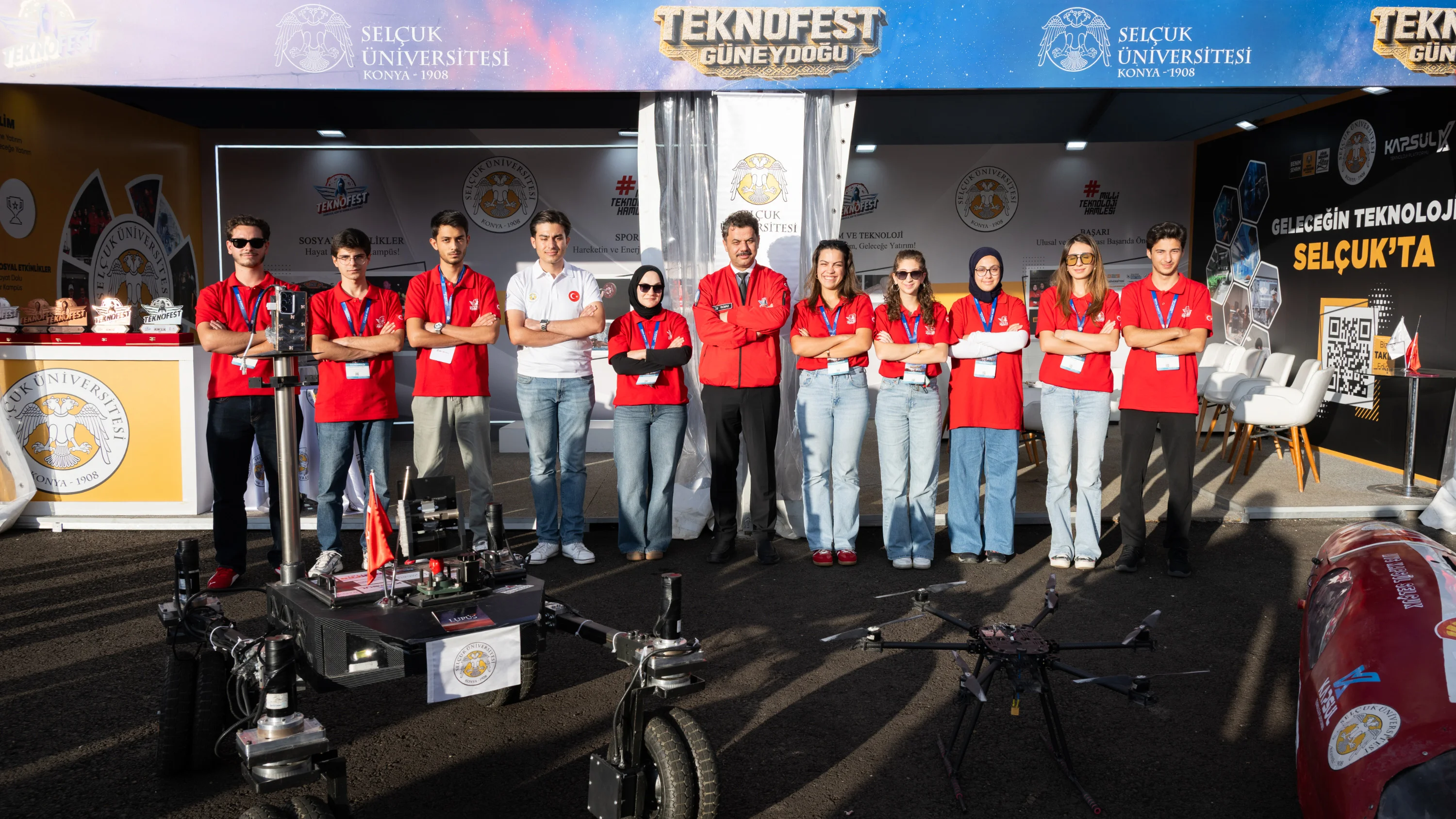 Selçuk Üniversitesi, TEKNOFEST Güneydoğu’da 5 ödülün sahibi