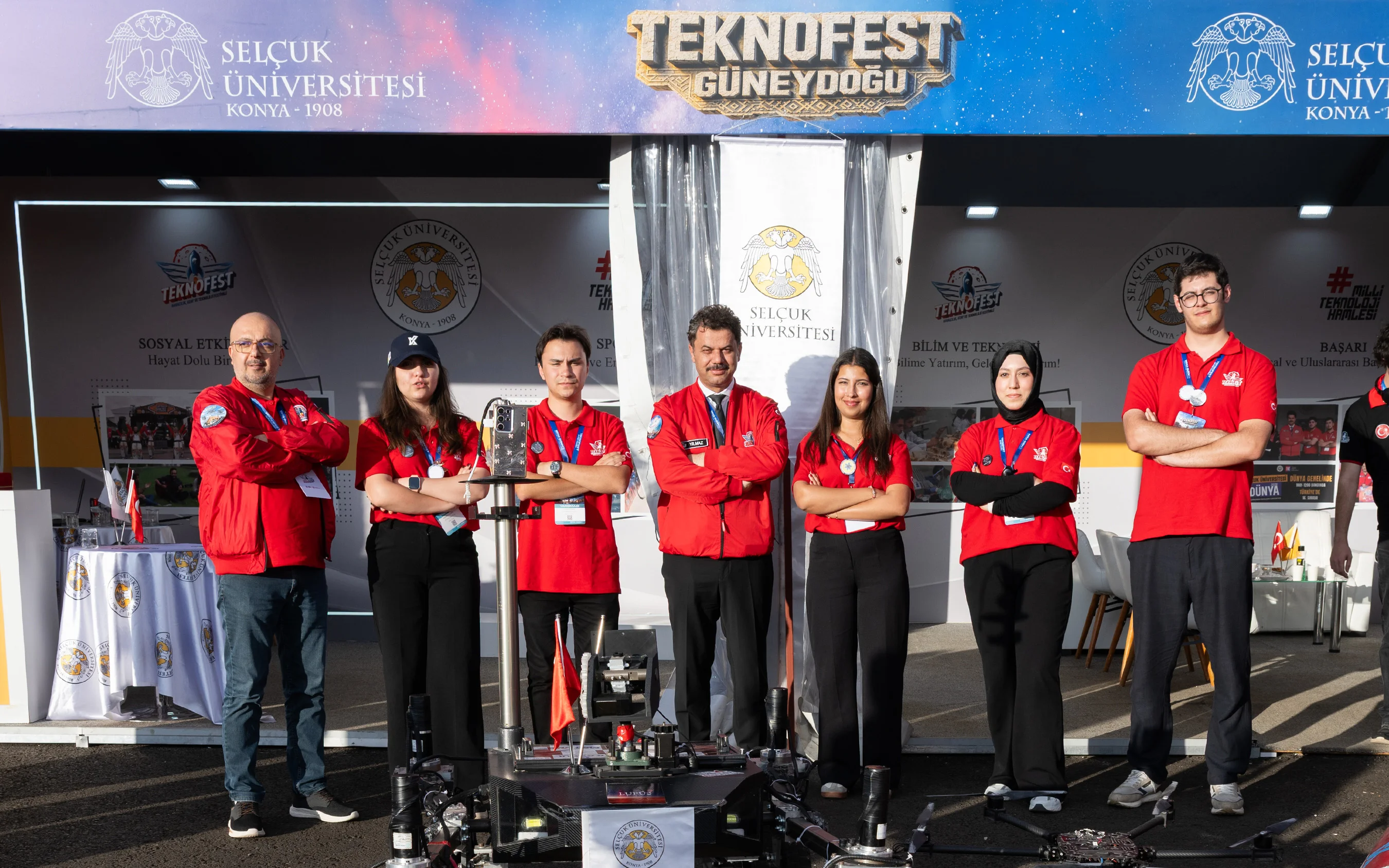 Selçuk Üniversitesi, TEKNOFEST Güneydoğu’da 5 ödülün sahibi
