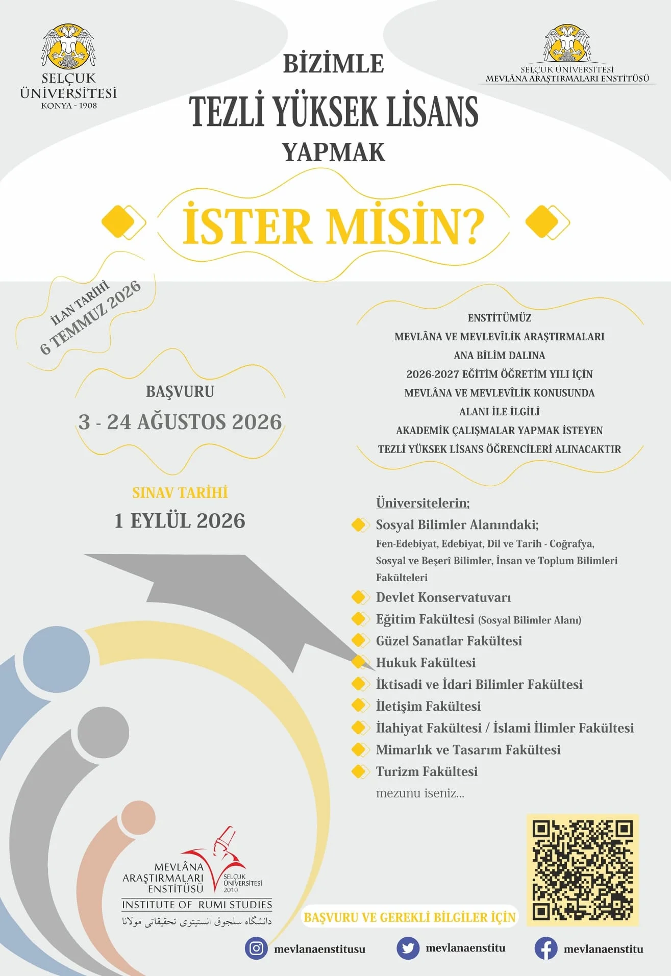 SELÇUK ÜNİVERSİTESİ MEVLÂNA UZMANLARI YETİŞTİRMEYE DEVAM EDİYOR