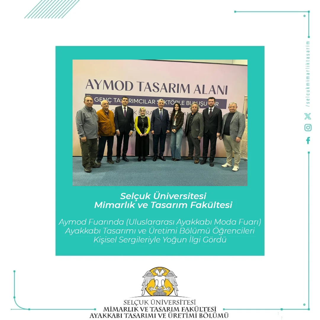 Aymod Fuarında  Ayakkabı Tasarımı ve Üretimi Bölümü Öğrencileri  Kişisel Sergileriyle Yoğun İlgi Gördü