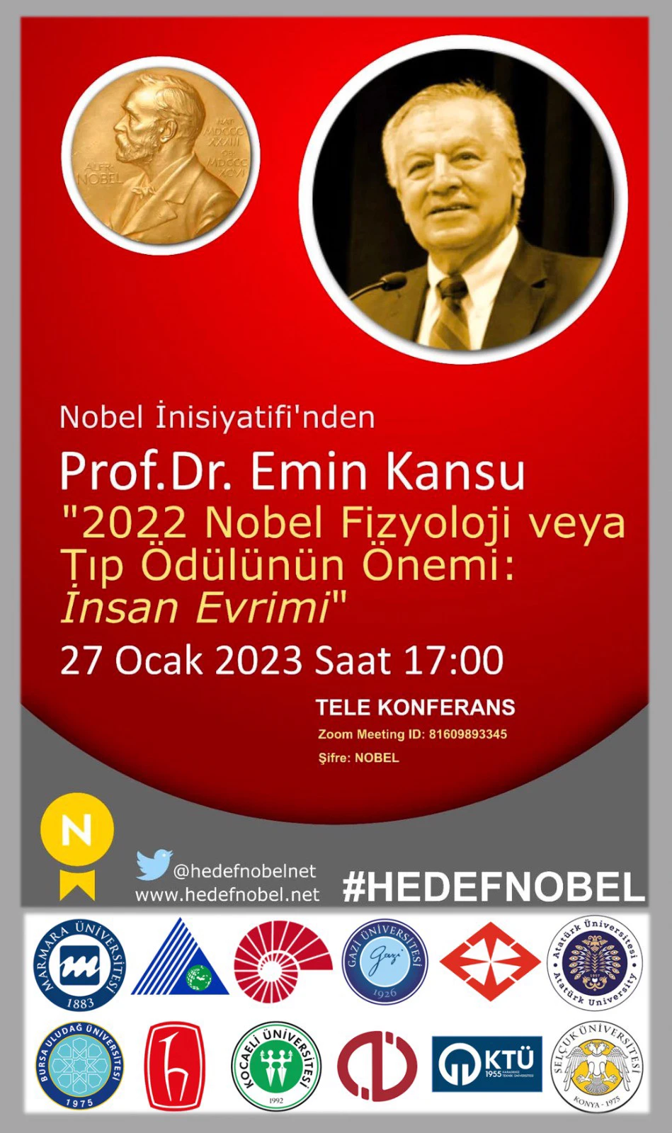 2022 Nobel Fizyoloji Veya Tıp Ödülünün Önemi: İnsan Evrimi Konferansı Hakkında