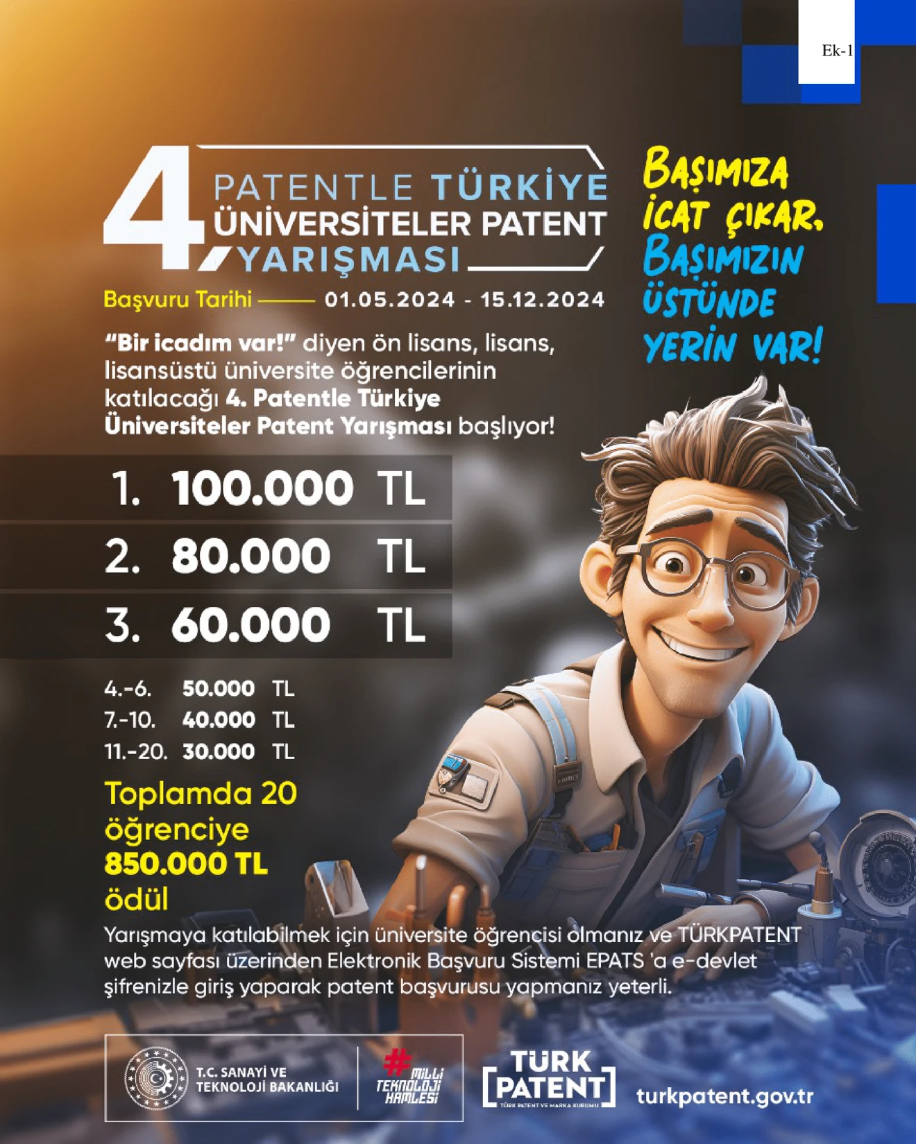 4. Üniversiteler Patent Yarışması