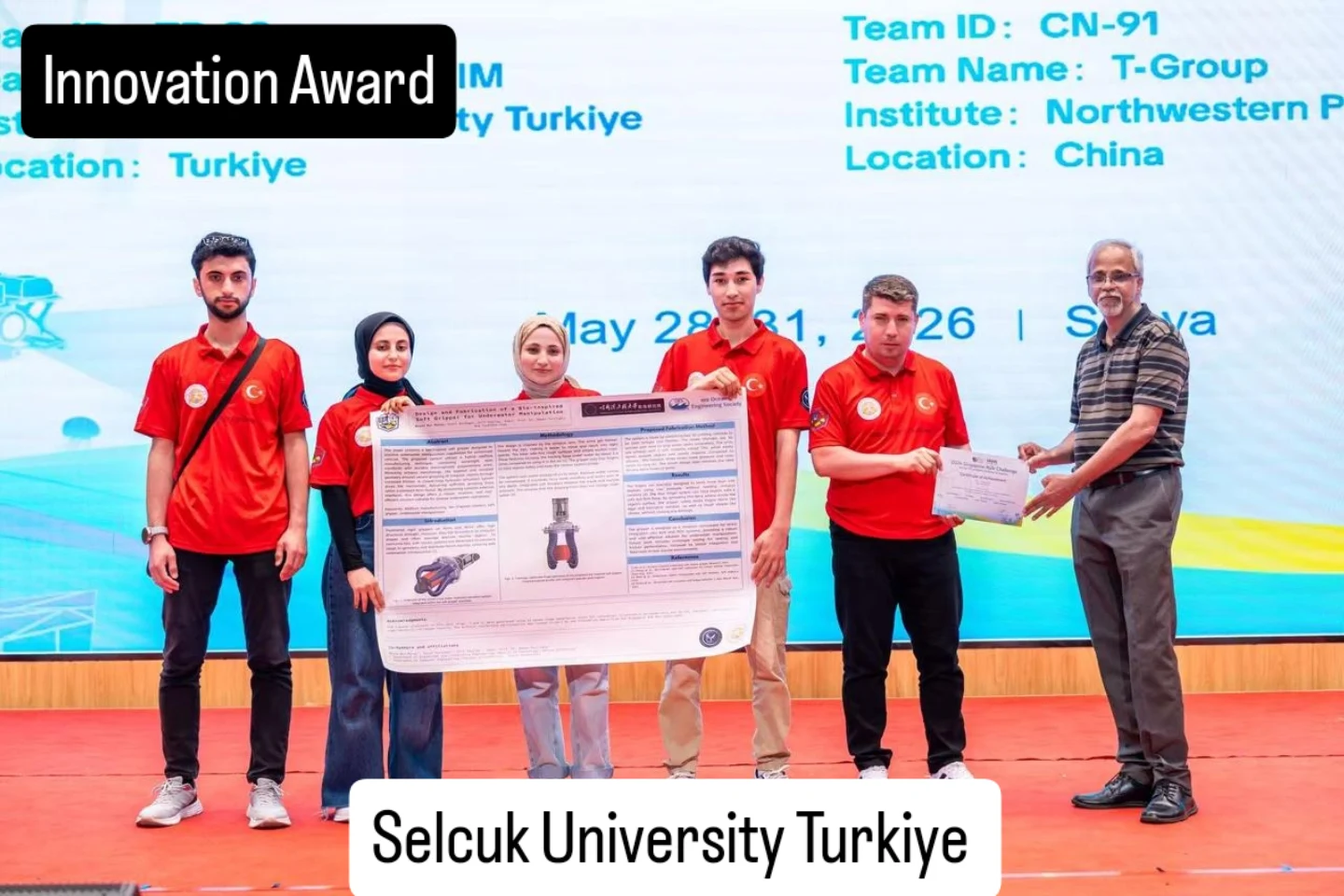 MYS Yıldırım Takımımız SAUVC 2026’dan Çifte Ödülle Döndü