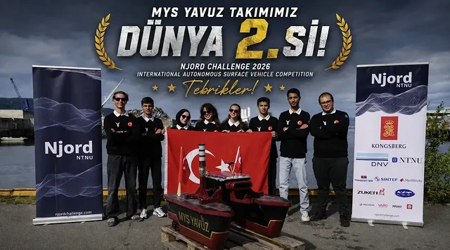 Teknoloji Fakültesi Öğrencilerimizden Norveç’te Dünya İkinciliği