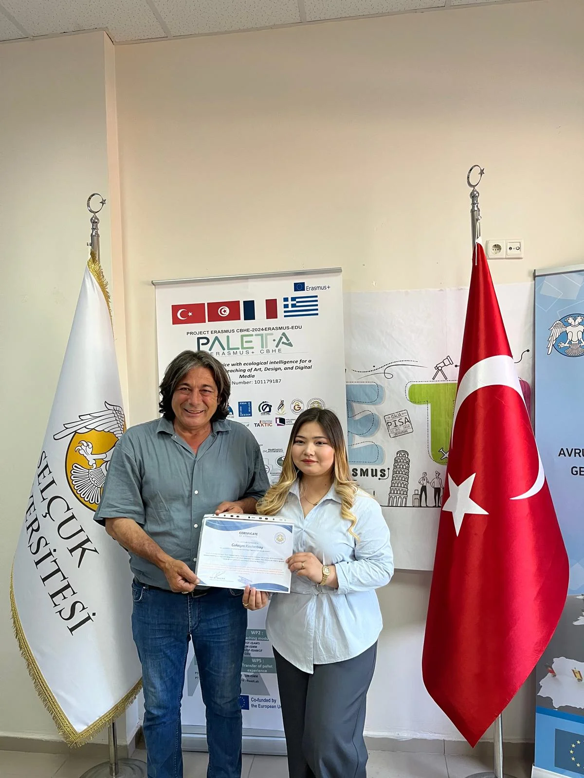 Orhun Değişim Programı ve İkili Anlaşma Öğrencilerine Başarı Sertifikası