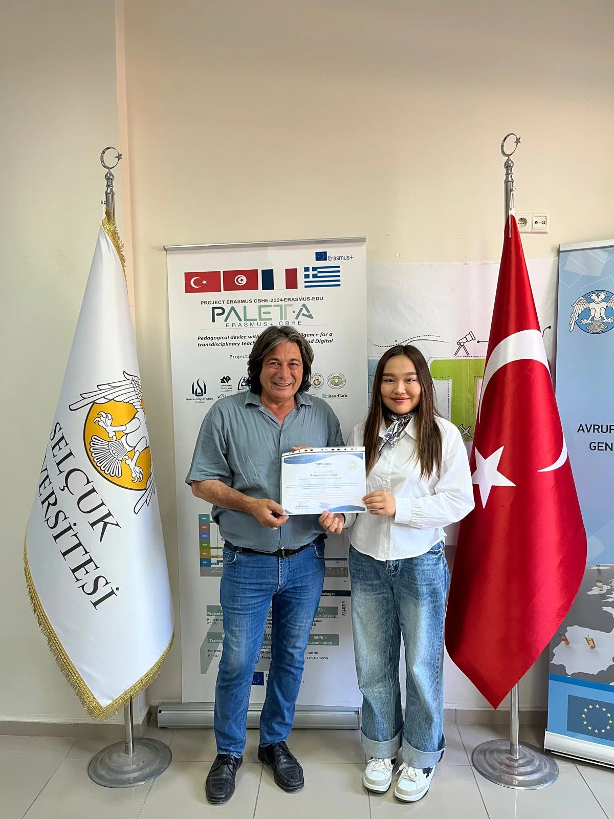 Orhun Değişim Programı ve İkili Anlaşma Öğrencilerine Başarı Sertifikası