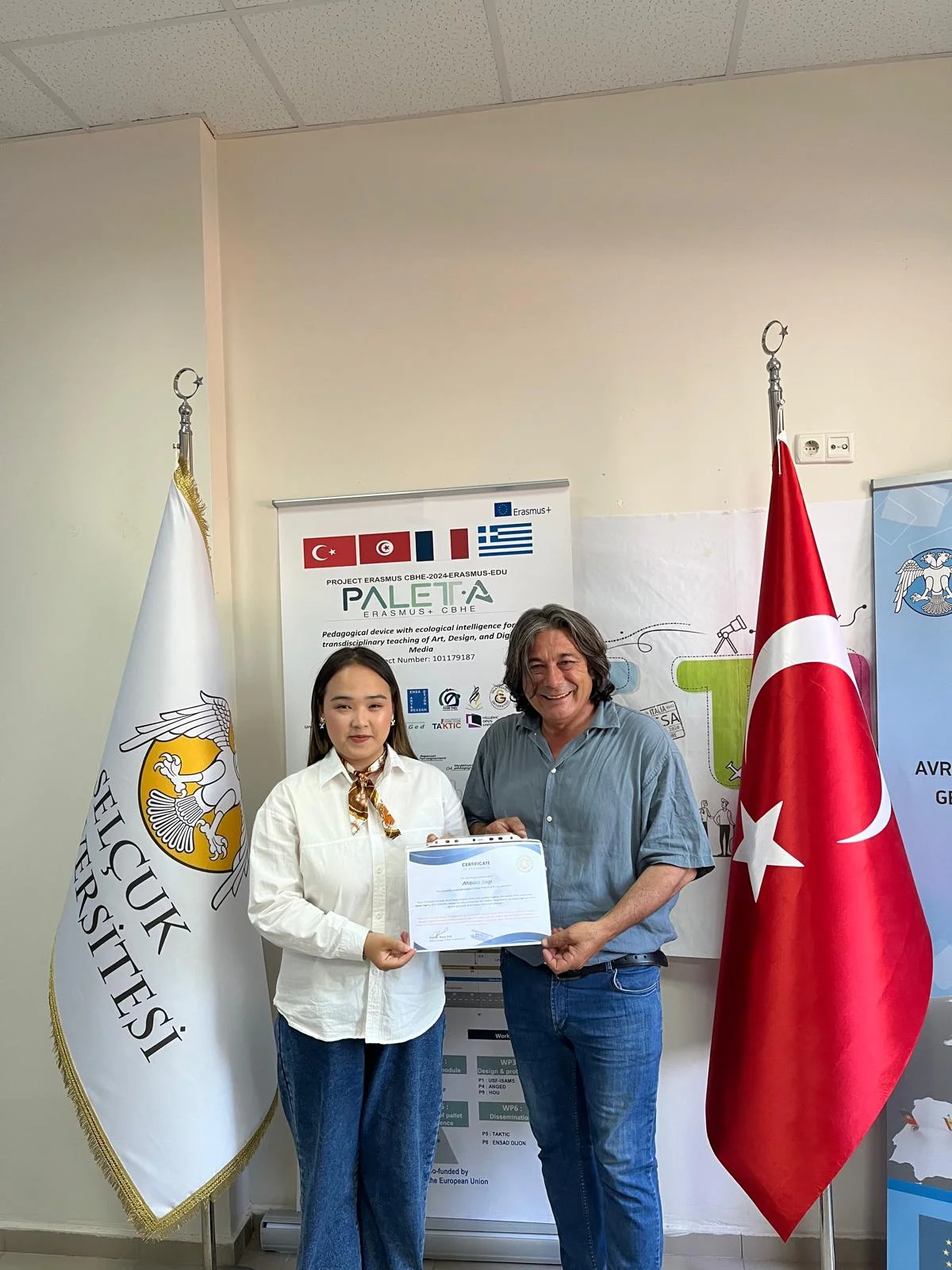 Orhun Değişim Programı ve İkili Anlaşma Öğrencilerine Başarı Sertifikası