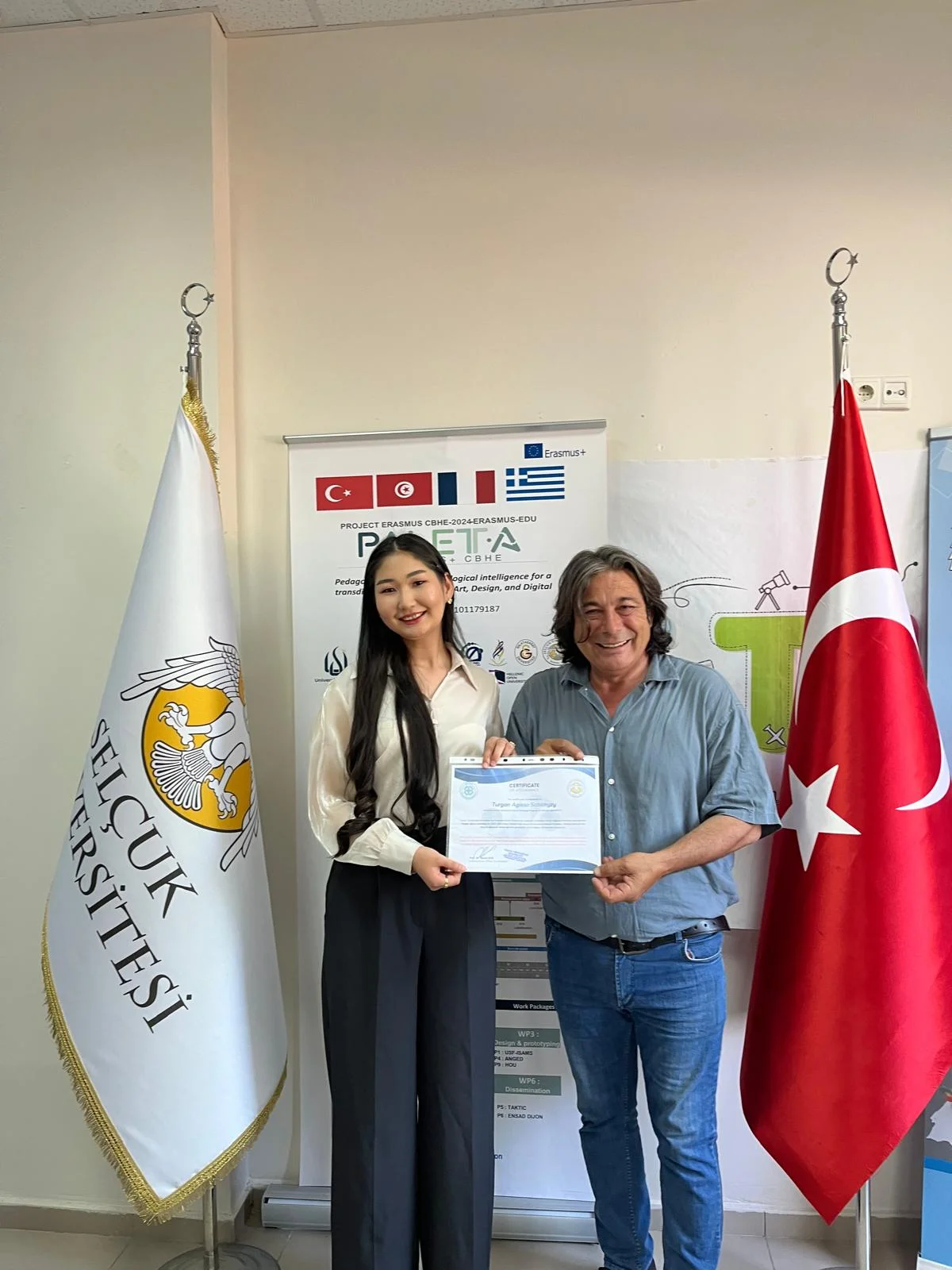 Orhun Değişim Programı ve İkili Anlaşma Öğrencilerine Başarı Sertifikası
