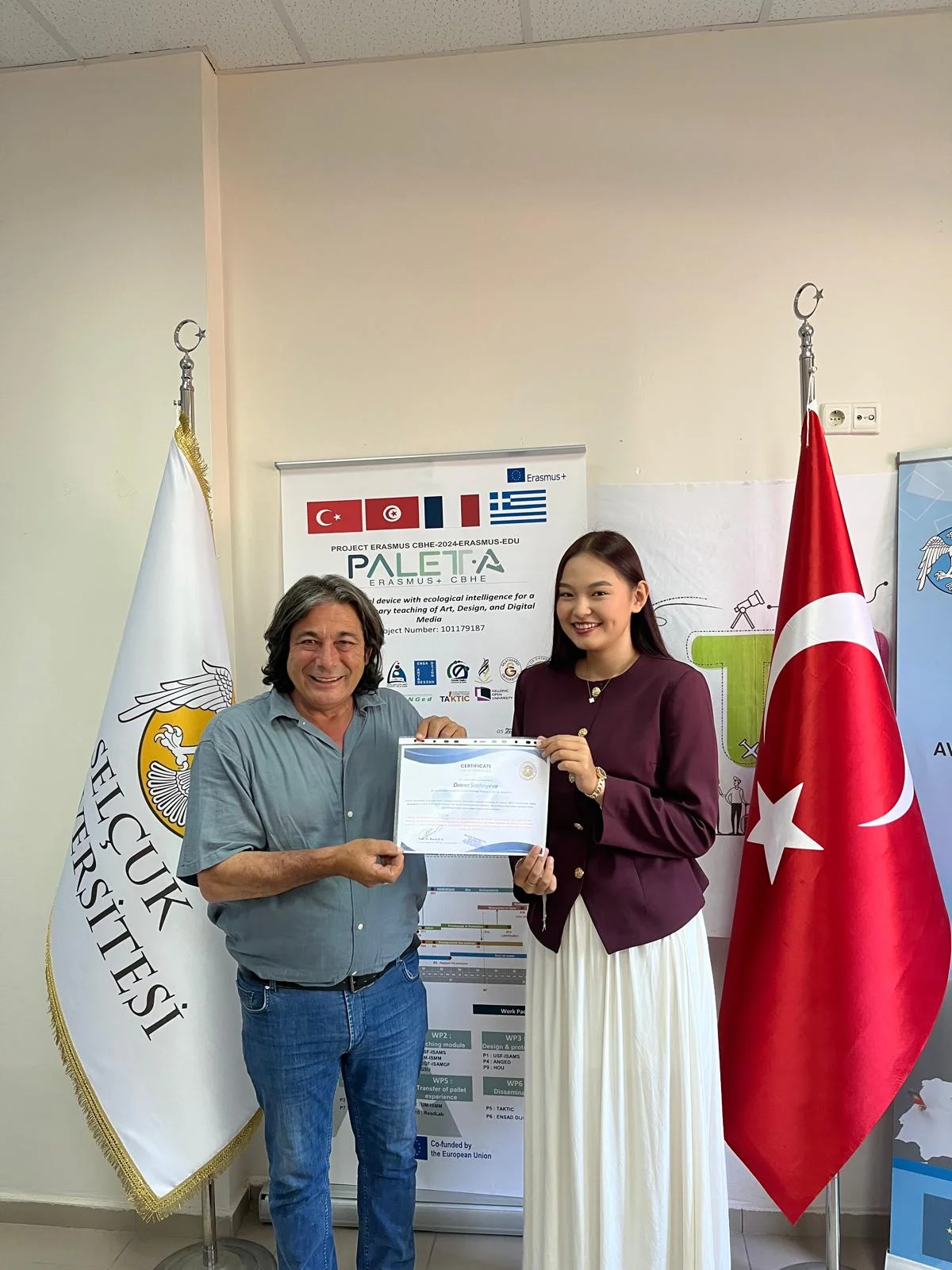 Orhun Değişim Programı ve İkili Anlaşma Öğrencilerine Başarı Sertifikası