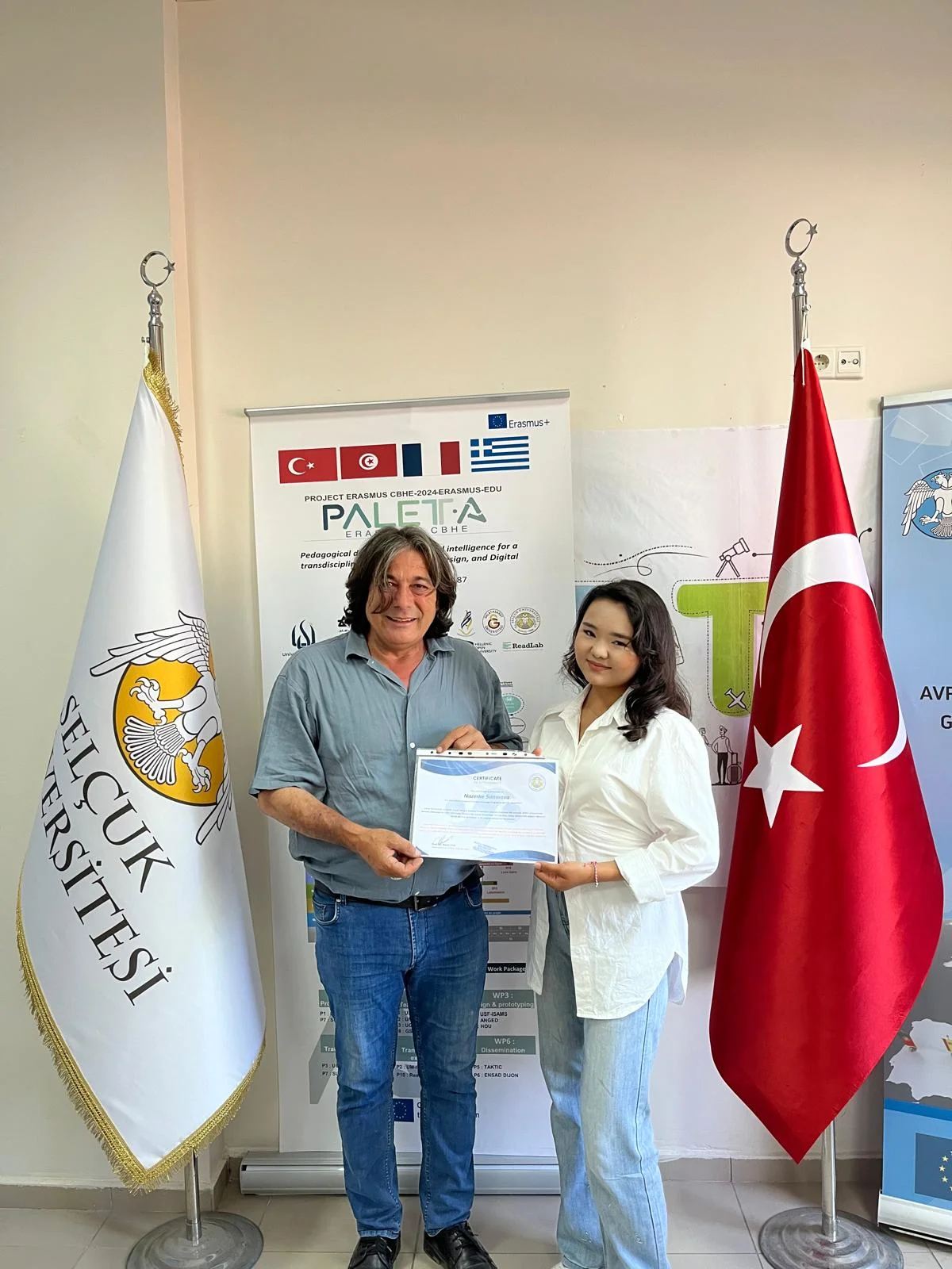 Orhun Değişim Programı ve İkili Anlaşma Öğrencilerine Başarı Sertifikası