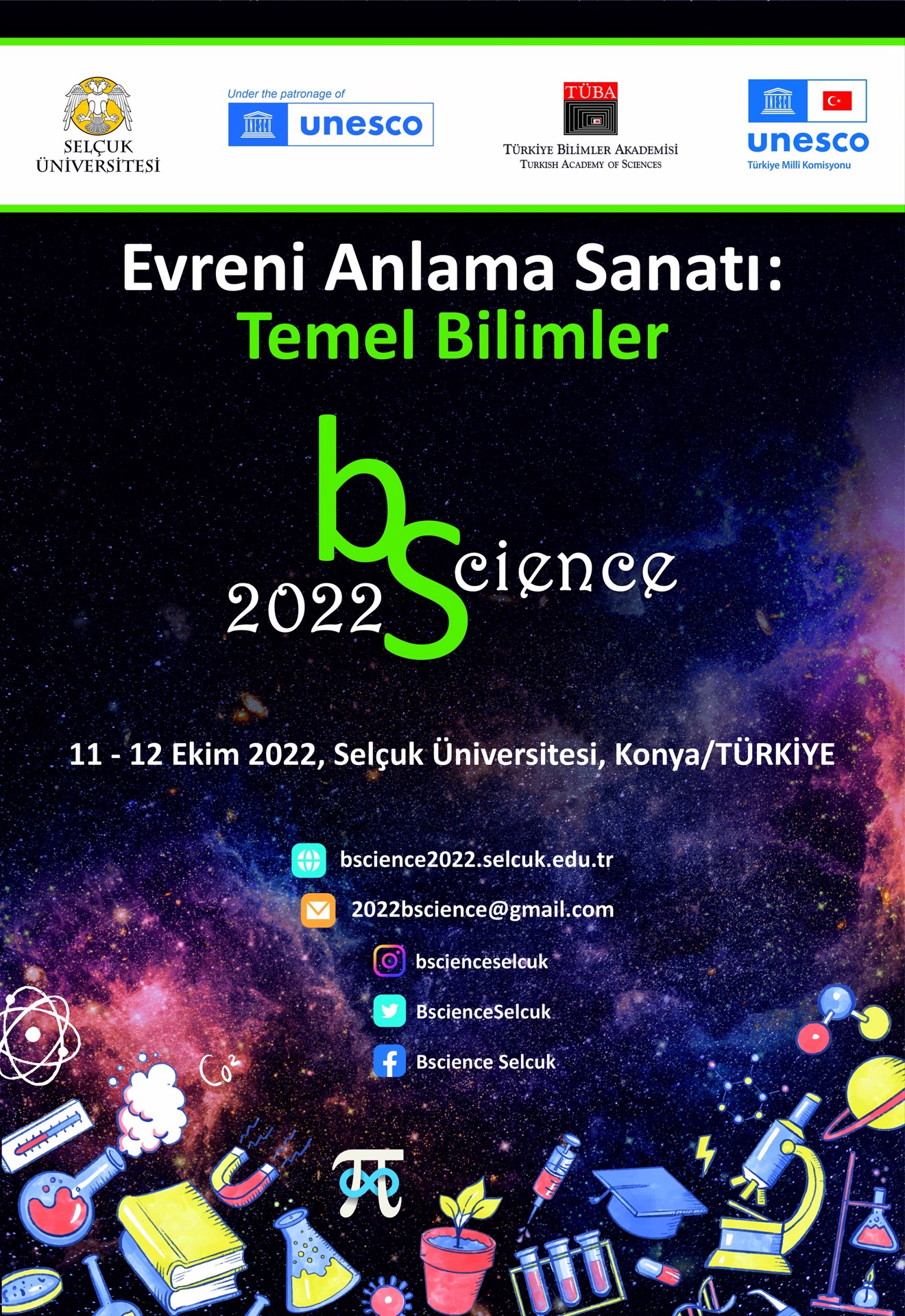 Evreni Anlama Sanatı: Temel Bilimler (11-12 Ekim 2022)
