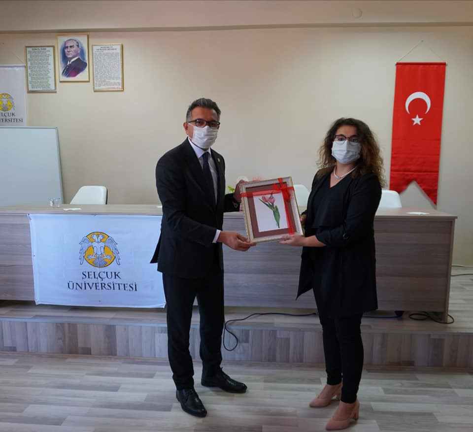 Selçuk Üniversitesi Rektörü Sayın Prof. Dr. Metin AKSOY, Rektör Yrd. Sayın Prof. Dr. Emrullah Eken, Genel Sekreterimiz Sayın Prof. Dr. Ahmet Tuğrul Polat Yüksekokulumuzu Ziyaret Ettiler