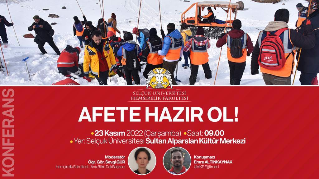 "Afete Hazır Ol'" Etkinliği