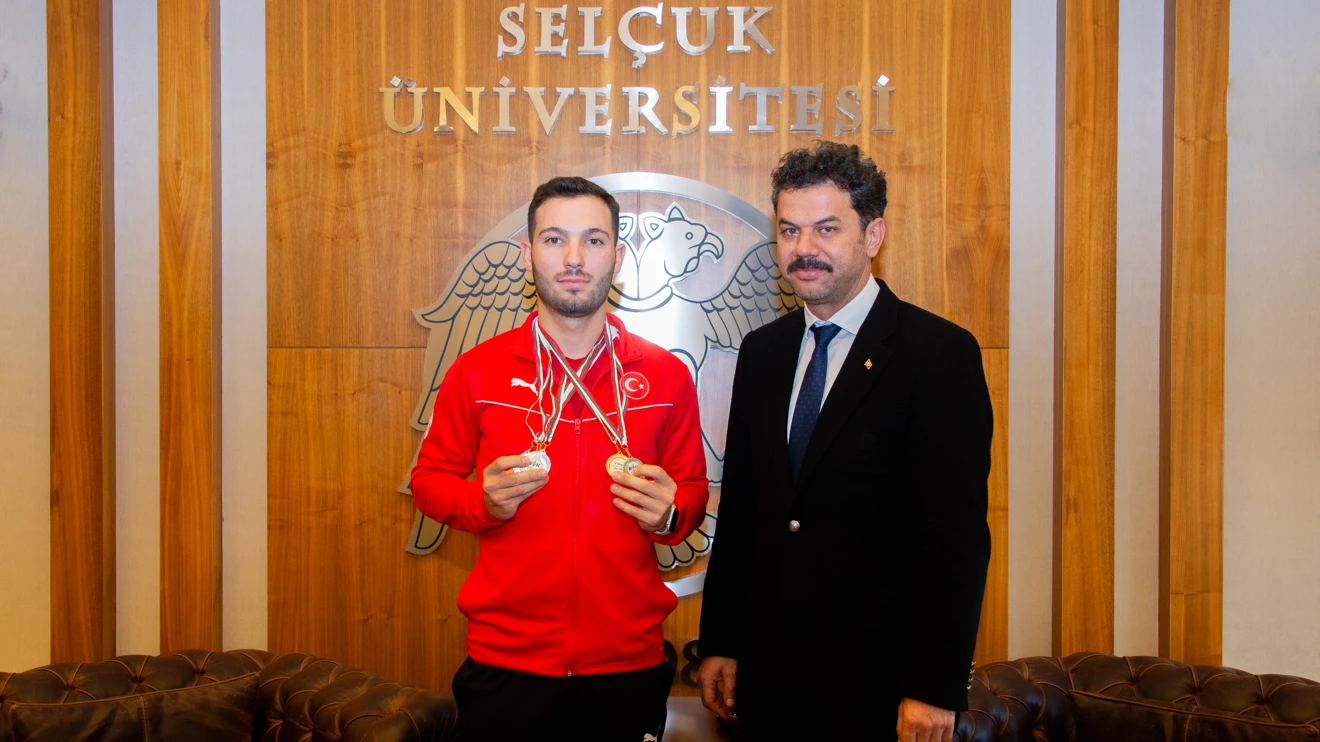 Milli sporcular, Selçuk Üniversitesini Avrupa şampiyonalarında gururlandırdı