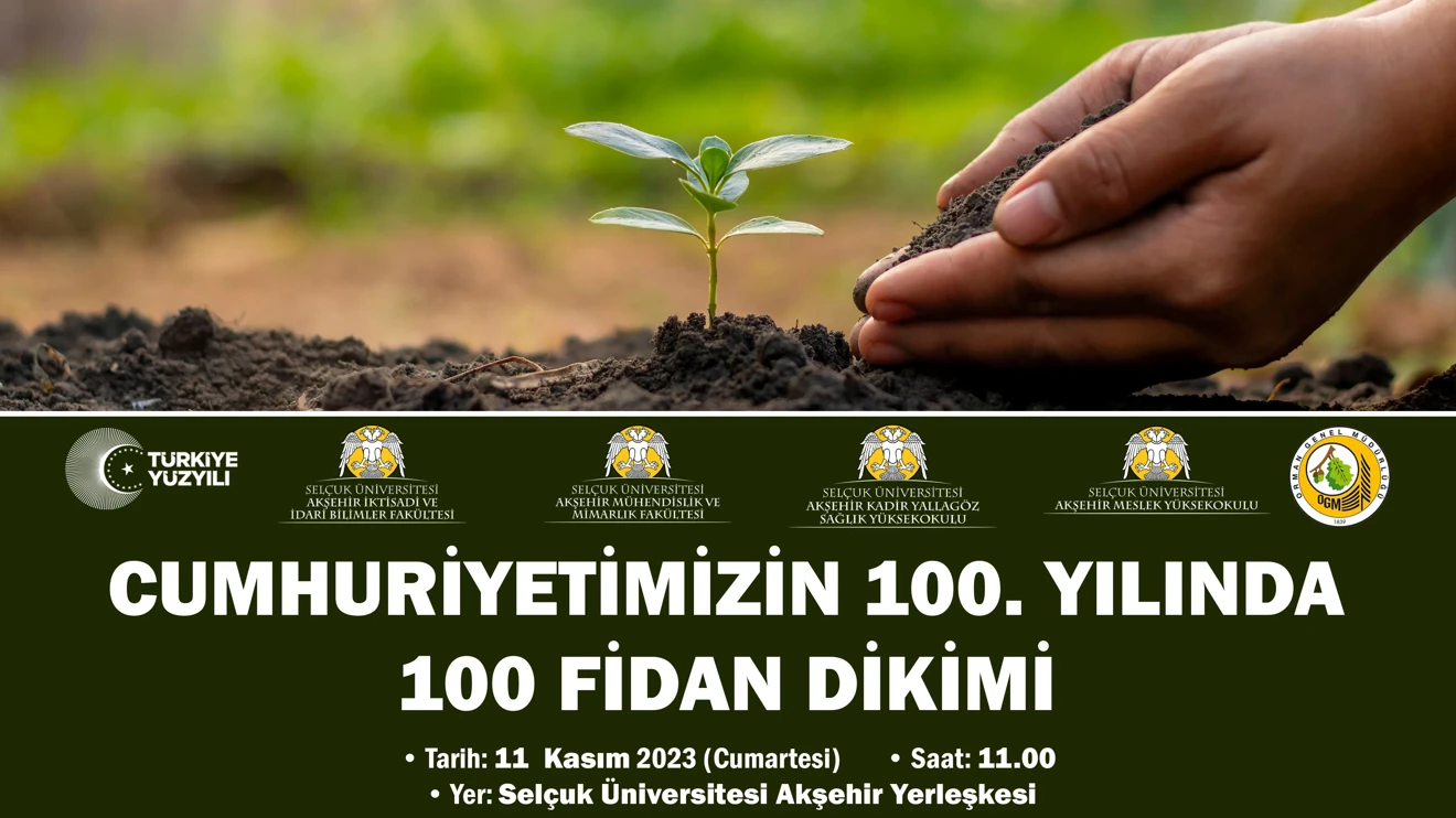 Cumhuriyetimizin 100. Yılında 100 Fidan Dkimi
