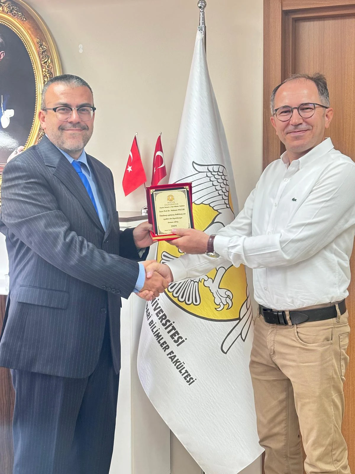 Fakültemizde Dekanlık Devir Teslim Töreni Gerçekleştirildi