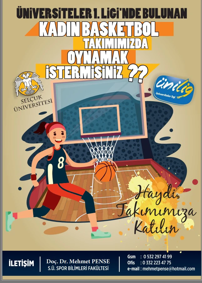 Kadın Basketbol Takımımıza Katılmak İster Misiniz?
