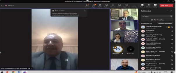 "Turizmde ve İş Hayatında Güçlü Network: Mezunlar Dayanışması’’ Konulu Webinar