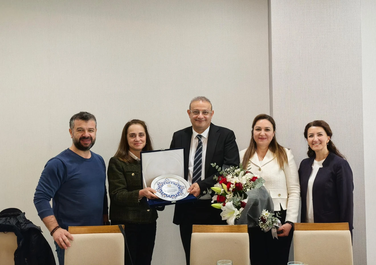 Prof. Dr. İsmail Marakoğluna veda yemeği