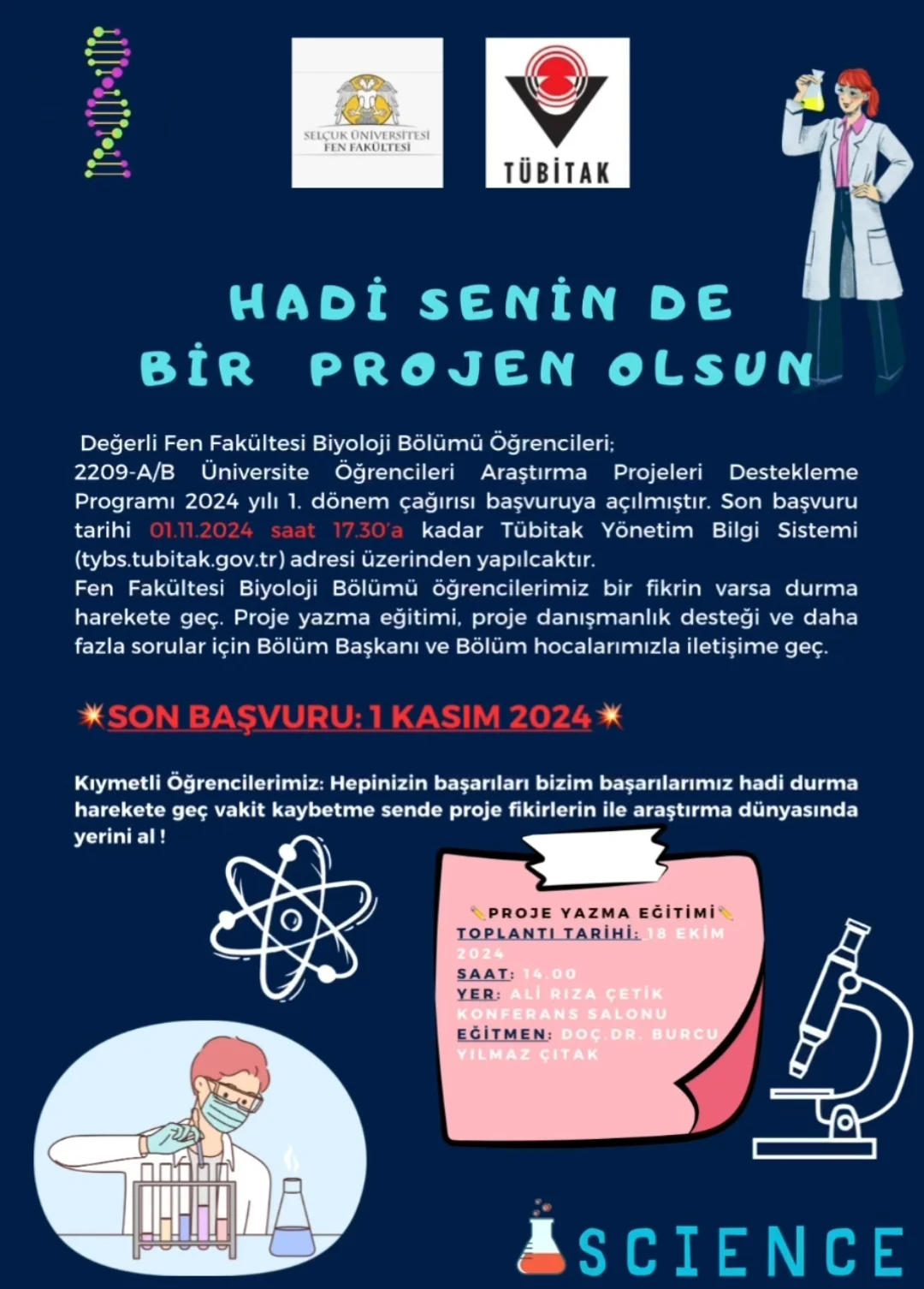 TÜBİTAK 2209 Projesi Hazırlama Eğitimi Hakkında