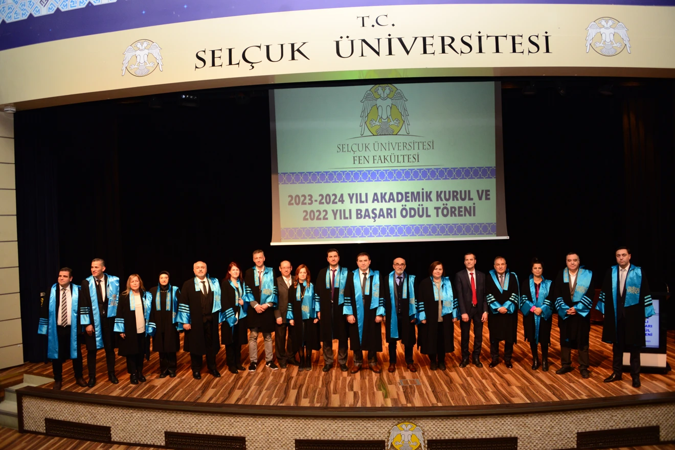 Selçuk Üniversitesi Fen Fakültesinde ‘Akademik Kurul ve Başarı Ödül Töreni’