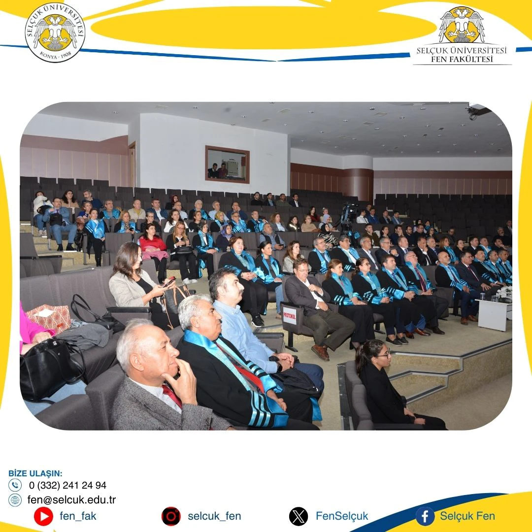 Fen Fakültesi 2025-2026 Yılı Akademik Kurul ve 2024 Yılı Başarı Ödül Töreni