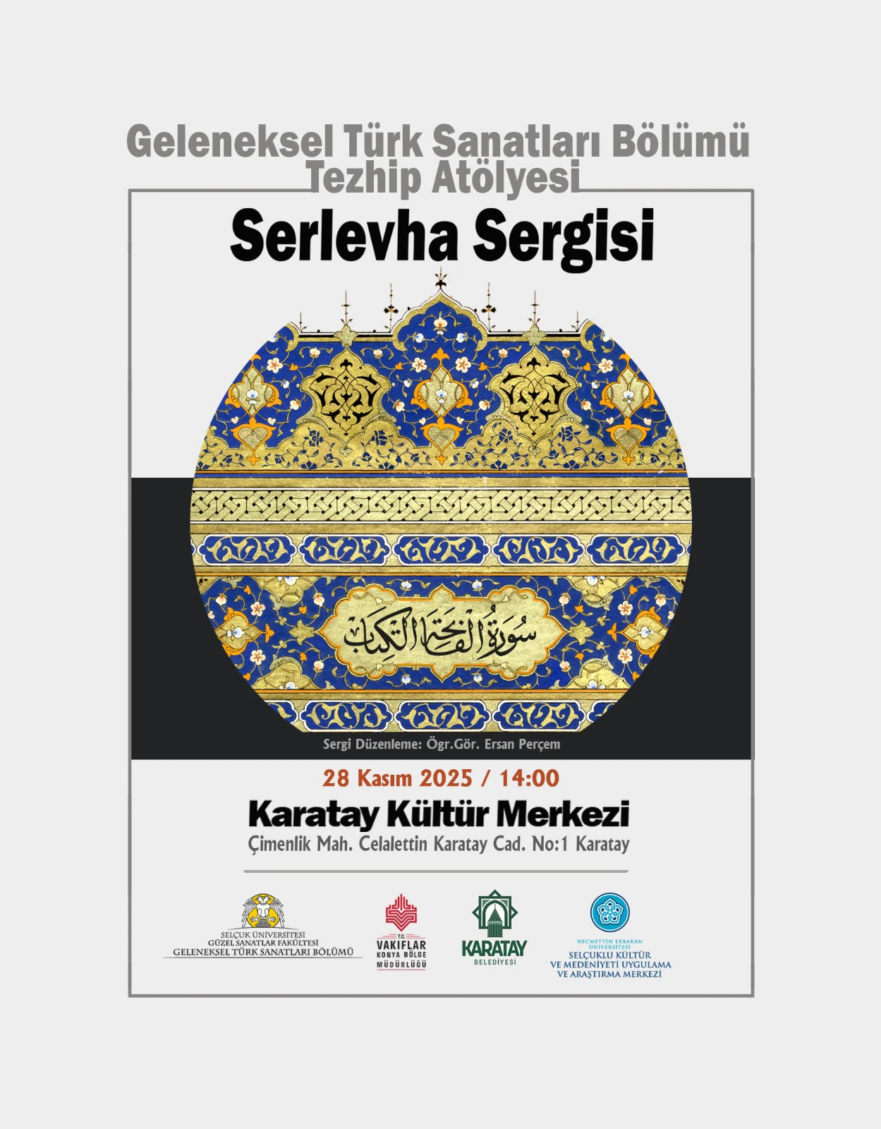 SERGİ VE KONFERANS DUYURUSU