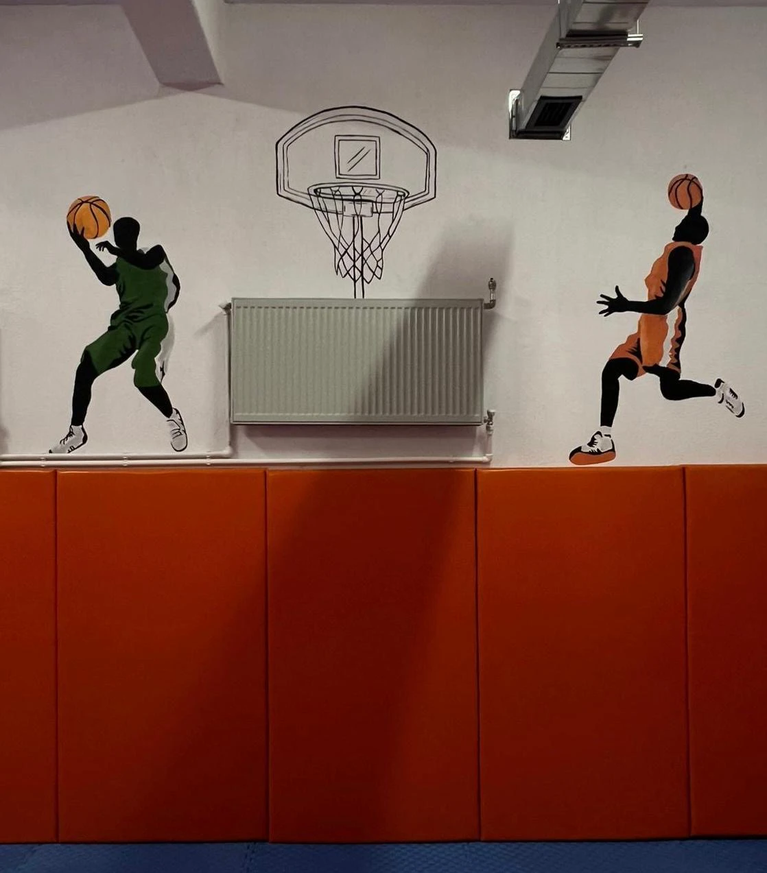 Selçuklu Belediyesi Sille İlkokulu Spor Salonu Duvar Boyama Etkinliği 