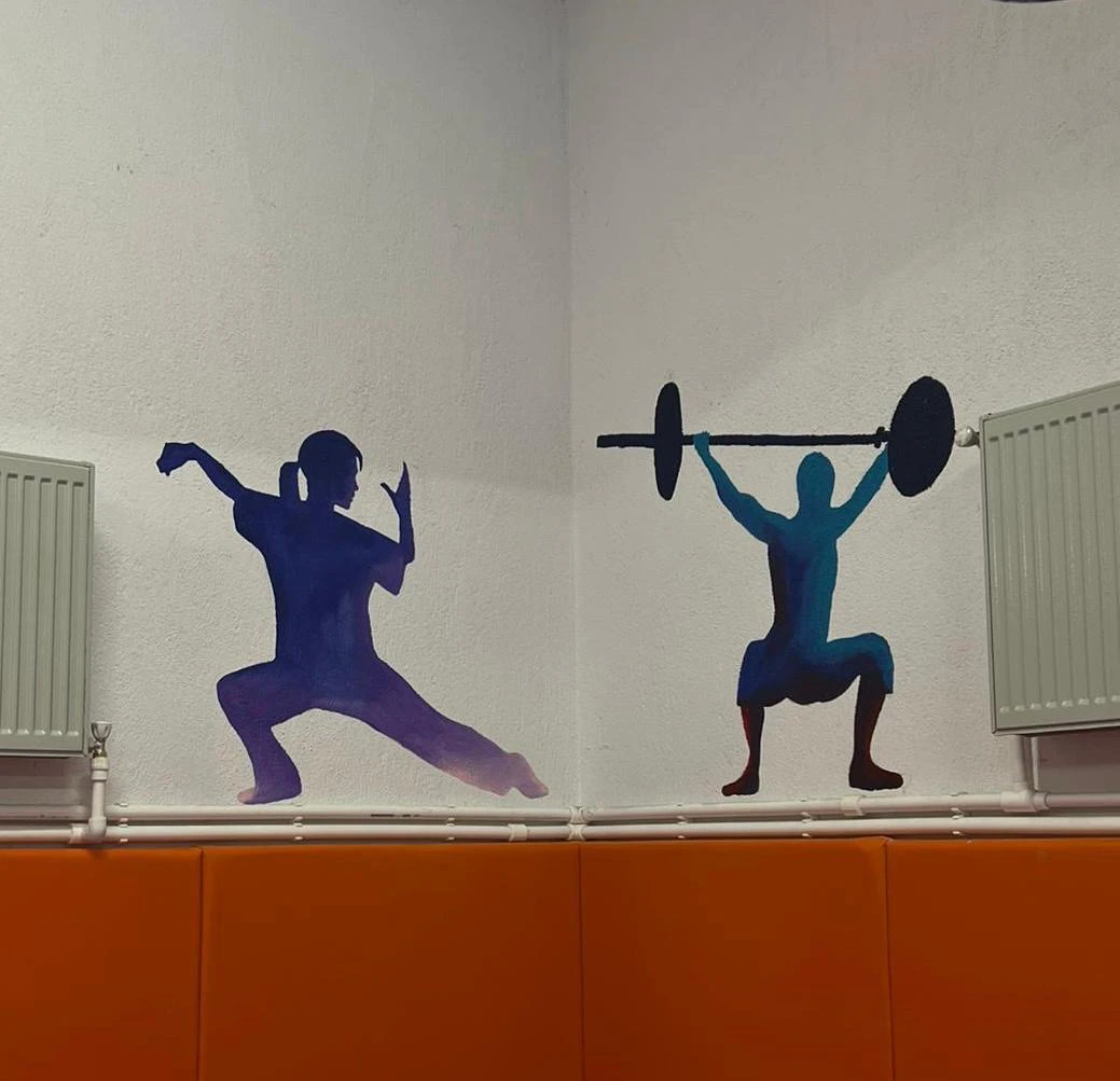 Selçuklu Belediyesi Sille İlkokulu Spor Salonu Duvar Boyama Etkinliği 