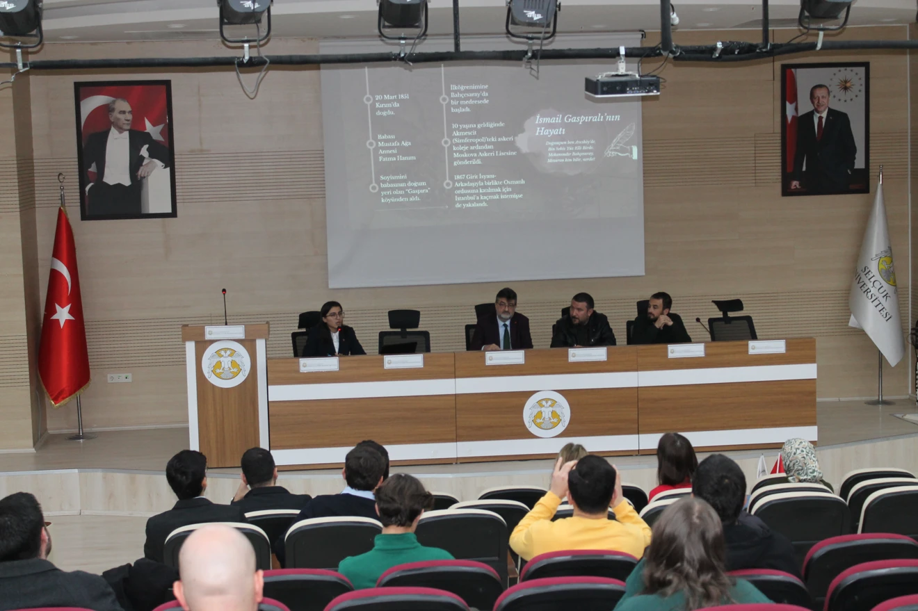 "İsmail Gaspıralı'nın Hayatı, Eserleri ve Düşünceleri“ Konulu Seminer Gerçekleşti.