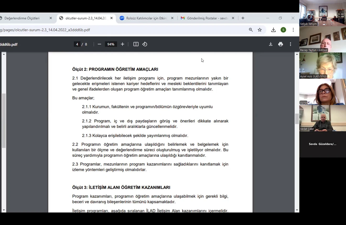 İletişim Fakültesi, İLEDAK ile akreditasyon toplantısı gerçekleştirdi