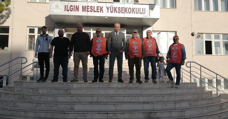 TEMA Vakfı Gönüllülerinden Meslek Yüksekokulu Müdürümüz Doç.Dr. Sinan AKTAŞ’ı ziyaret