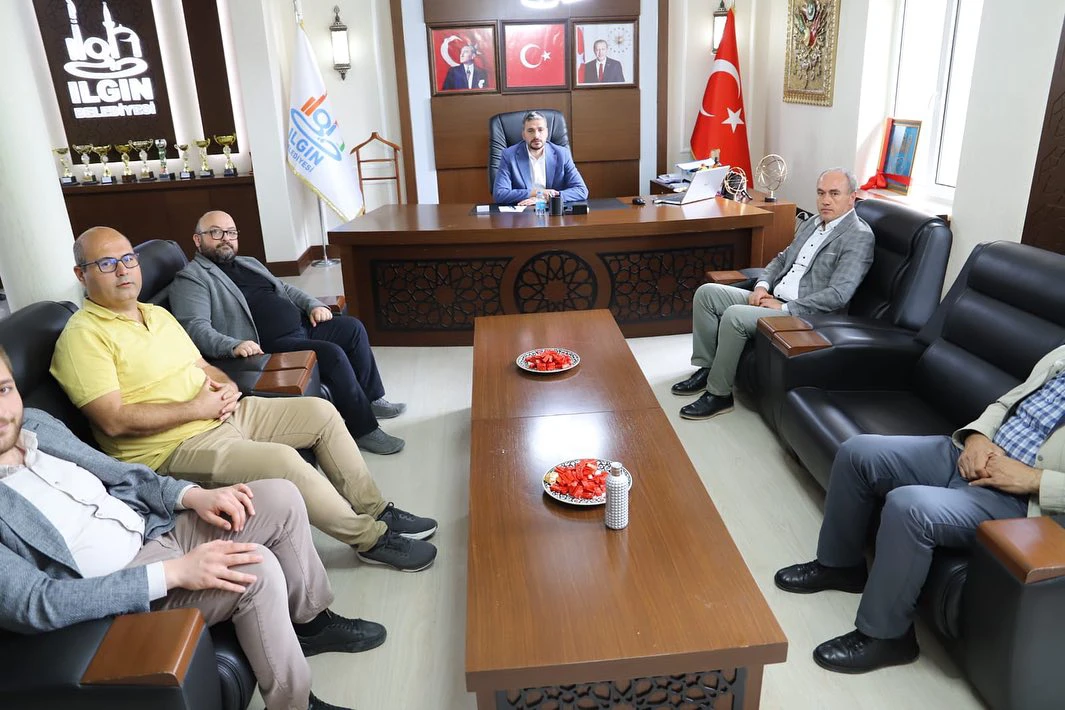 Ilgın Belediye Başkanı Sayın Ömer Apil‘i makamında ziyaret.