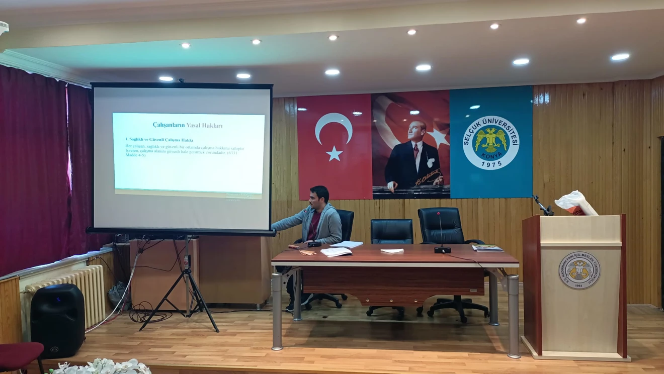 Okulumuzda İş Sağlığı ve Güvenliği Eğitimi verildi.