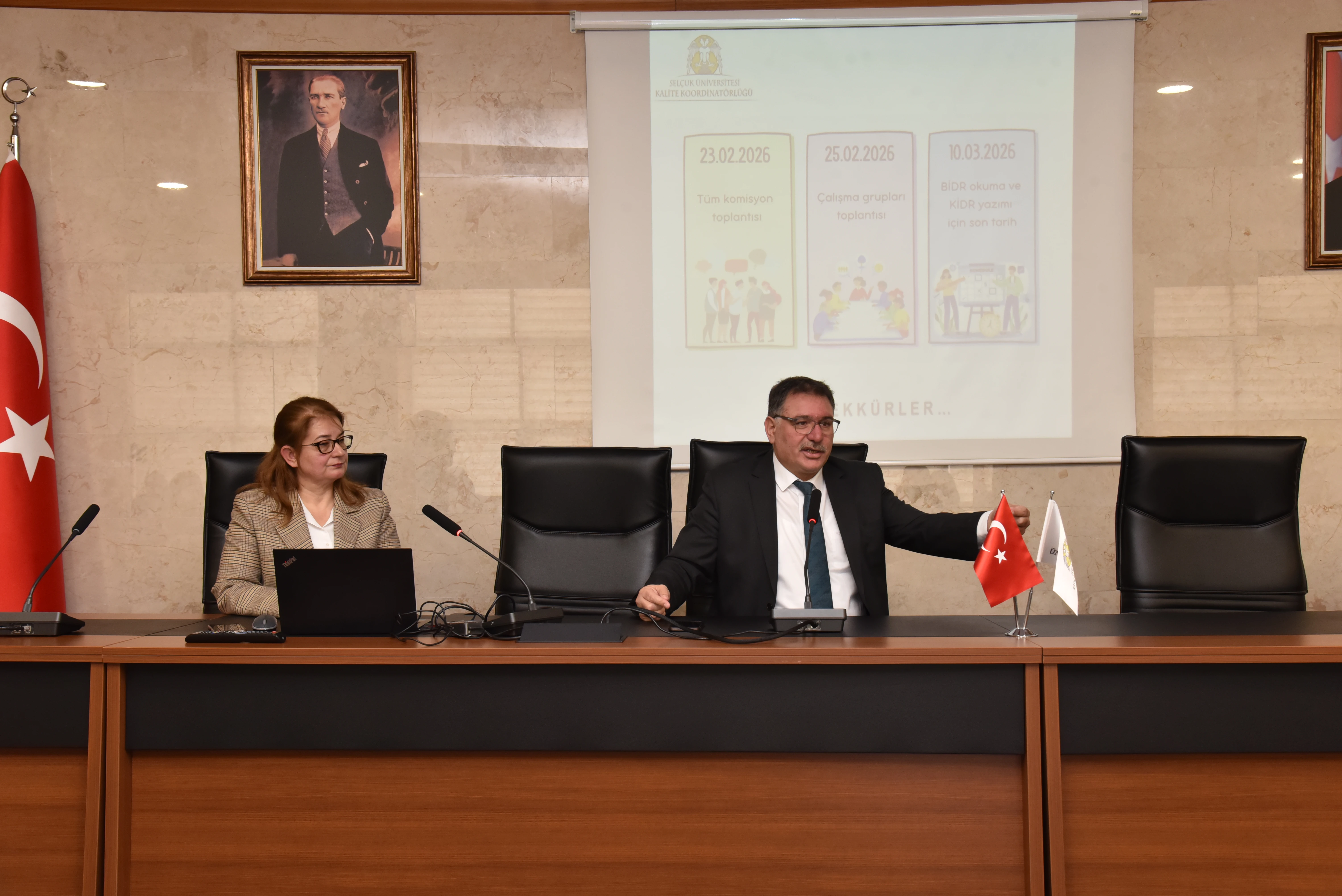 Üniversitemiz Kalite Komisyonu Yeni Dönem Çalışmalarına Başladı!