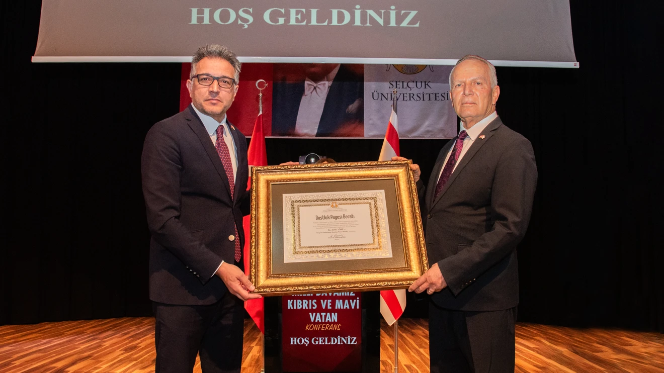 Selçuk Üniversitesinde “Milli Davamız Kıbrıs ve Mavi Vatan” konferansı yapıldı
