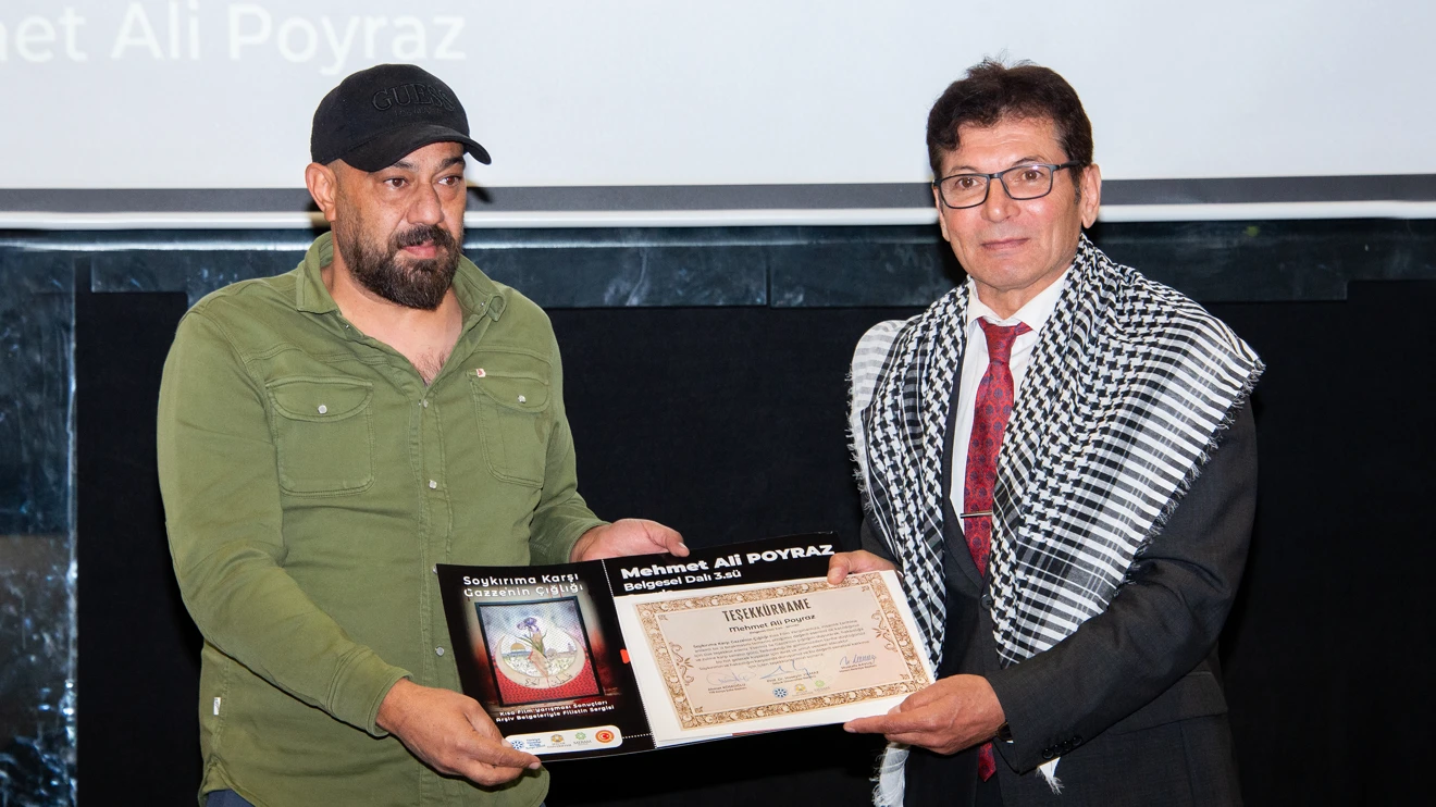 “Soykırıma Karşı Gazze'nin Çığlığı” Kısa Film Yarışması yapıldı 