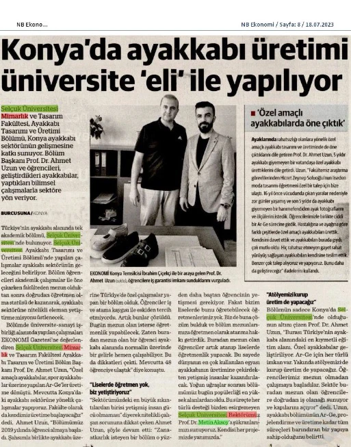 Ayakkabı Tasarımı ve Üretimi Bölümünün Ayakkabı Sektörüne Katkıları