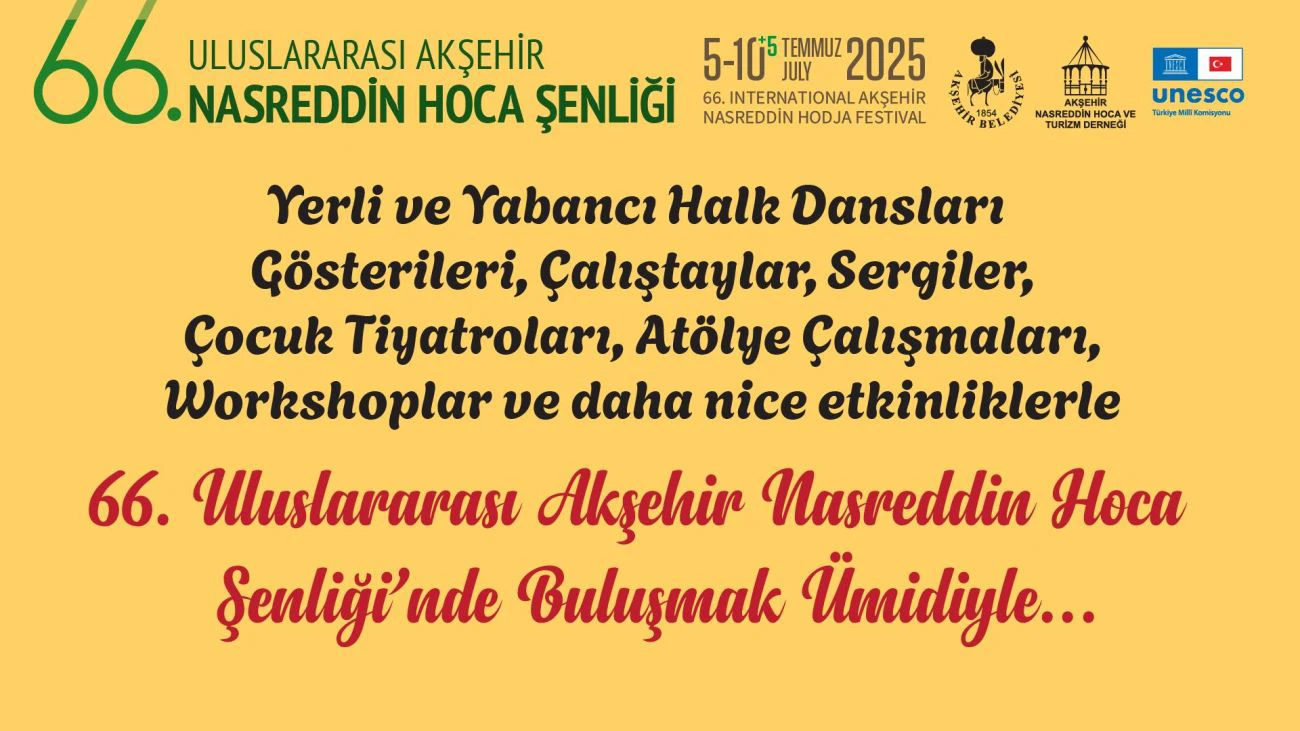 66. Uluslararası Nasreddin Hoca Şenliği