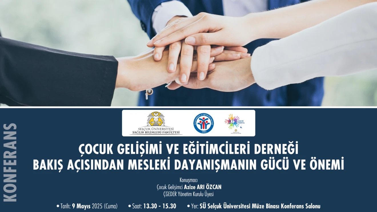 Konferans: ÇGEDER bakış açısından mesleki dayanışmanın gücü ve önemi
