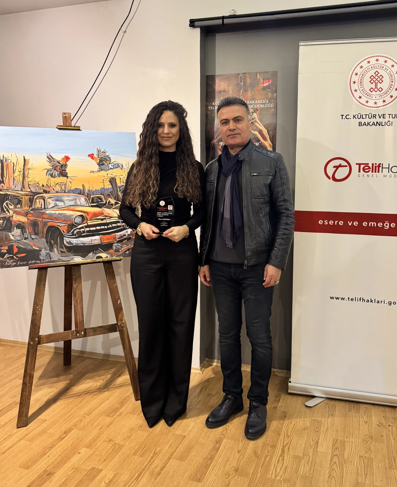 Selçuk Üniversitesi Resim Anasanat Dalı Öğrencilerine İki Ödül Birden
