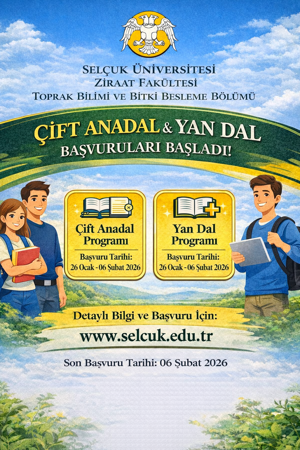 Çift Anadal ve Yandal Başvuruları Hakkında
