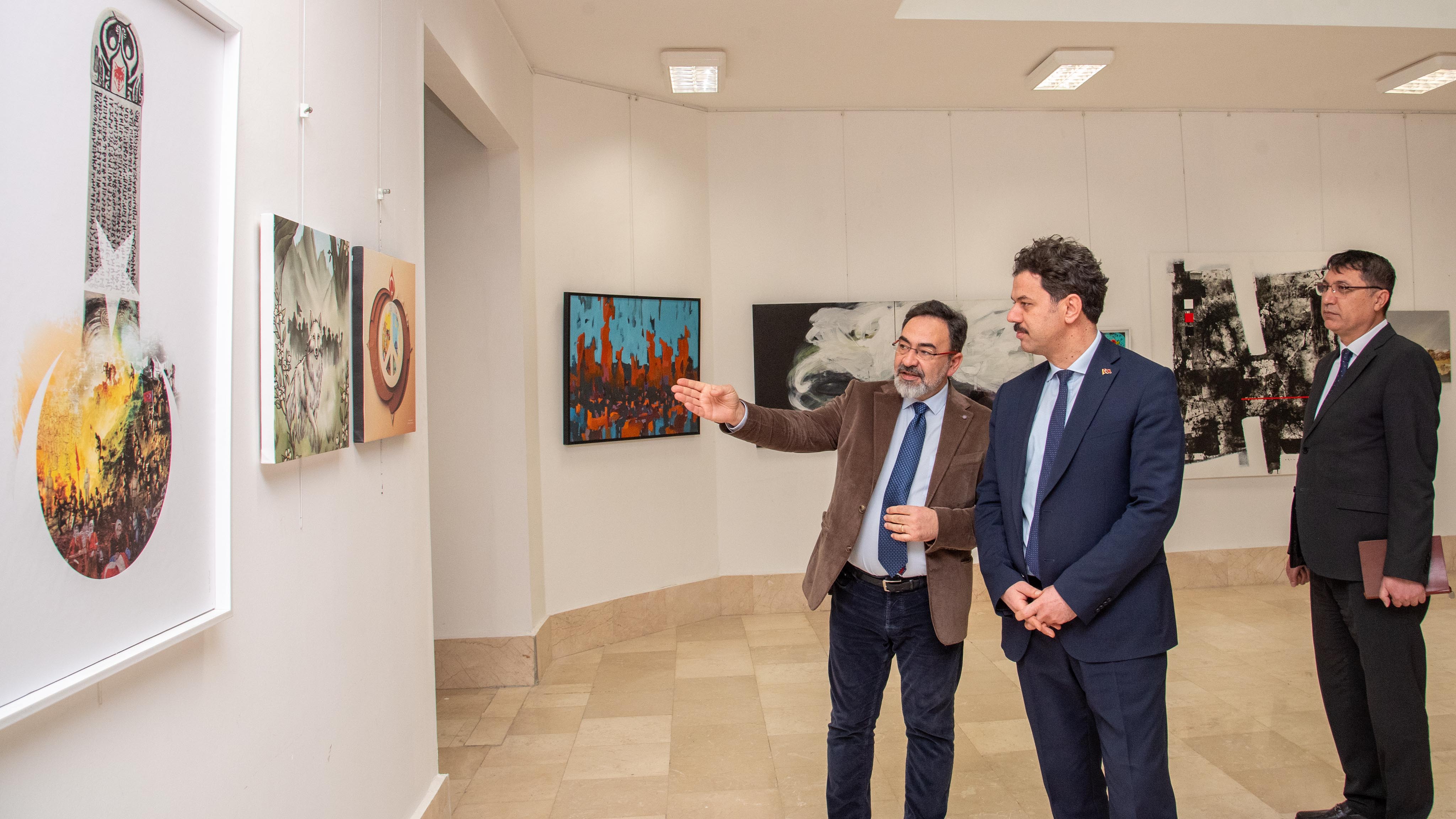 Rektör Yılmaz’dan Güzel Sanatlar Fakültesine ziyaret 