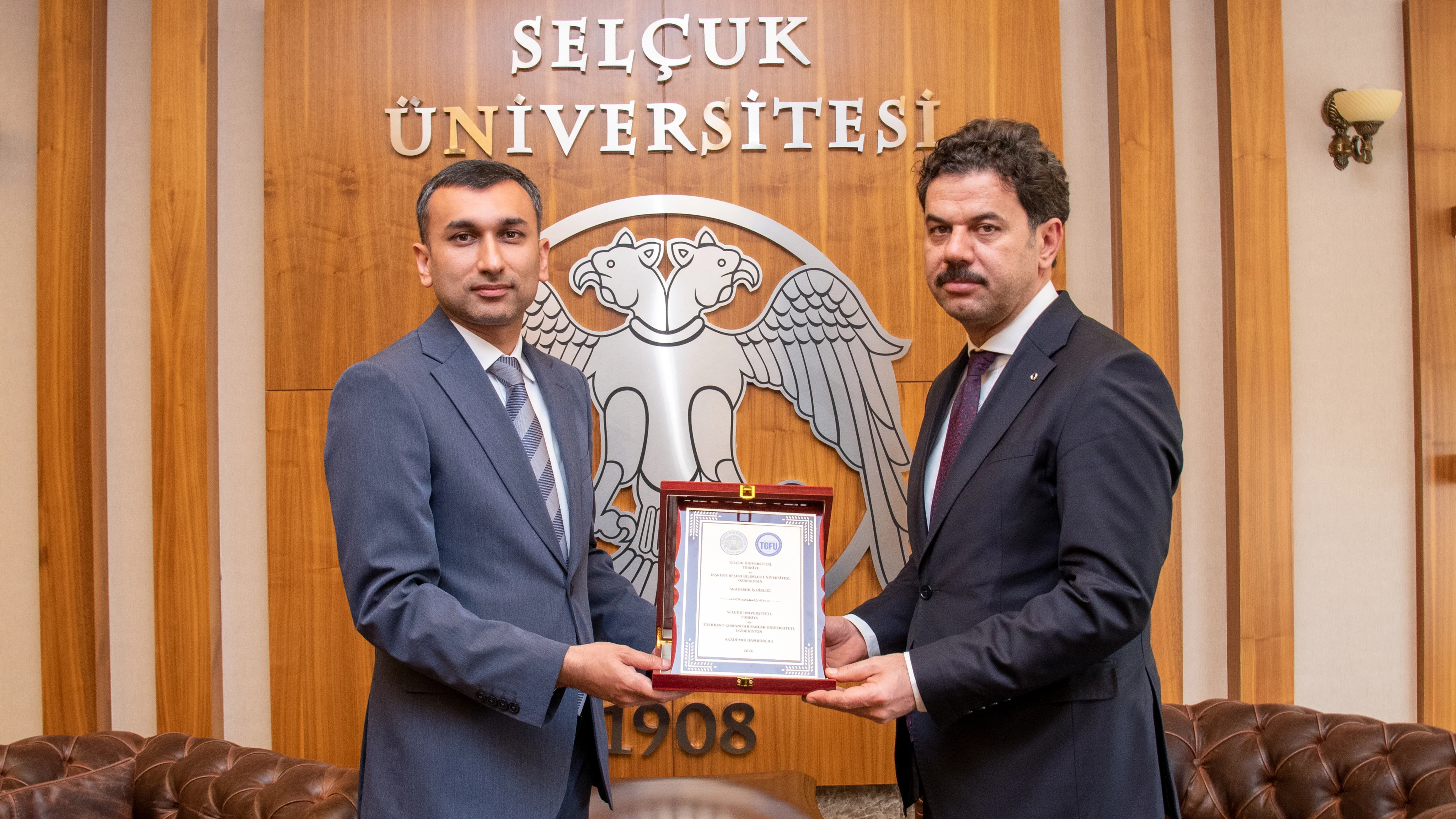 Selçuk Üniversitesi ile Taşkent Üniversitesi arasında iş birliği protokolü