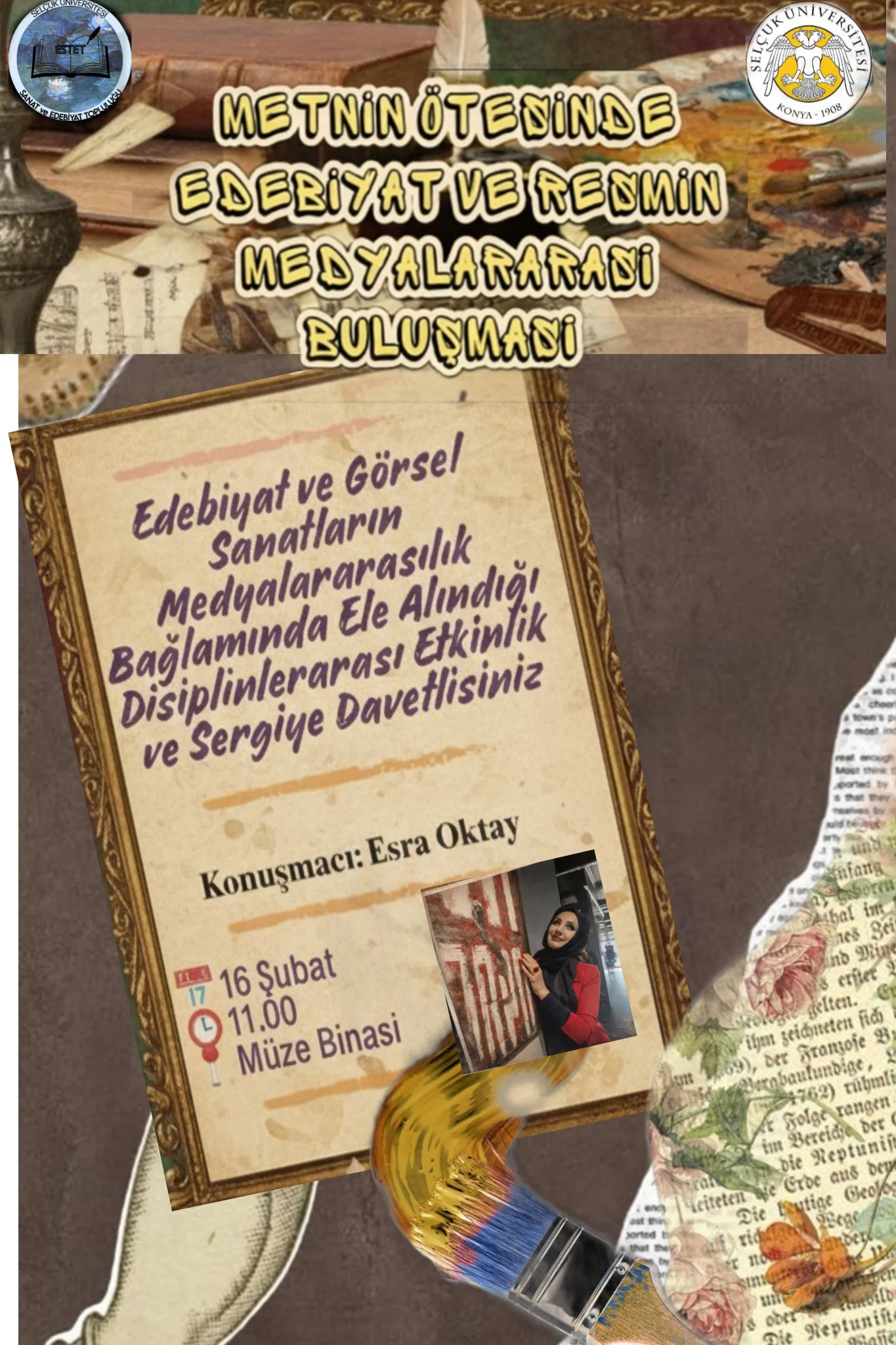 Metnin Ötesinde Edebiyat ve Resmin Medyalararası Buluşması