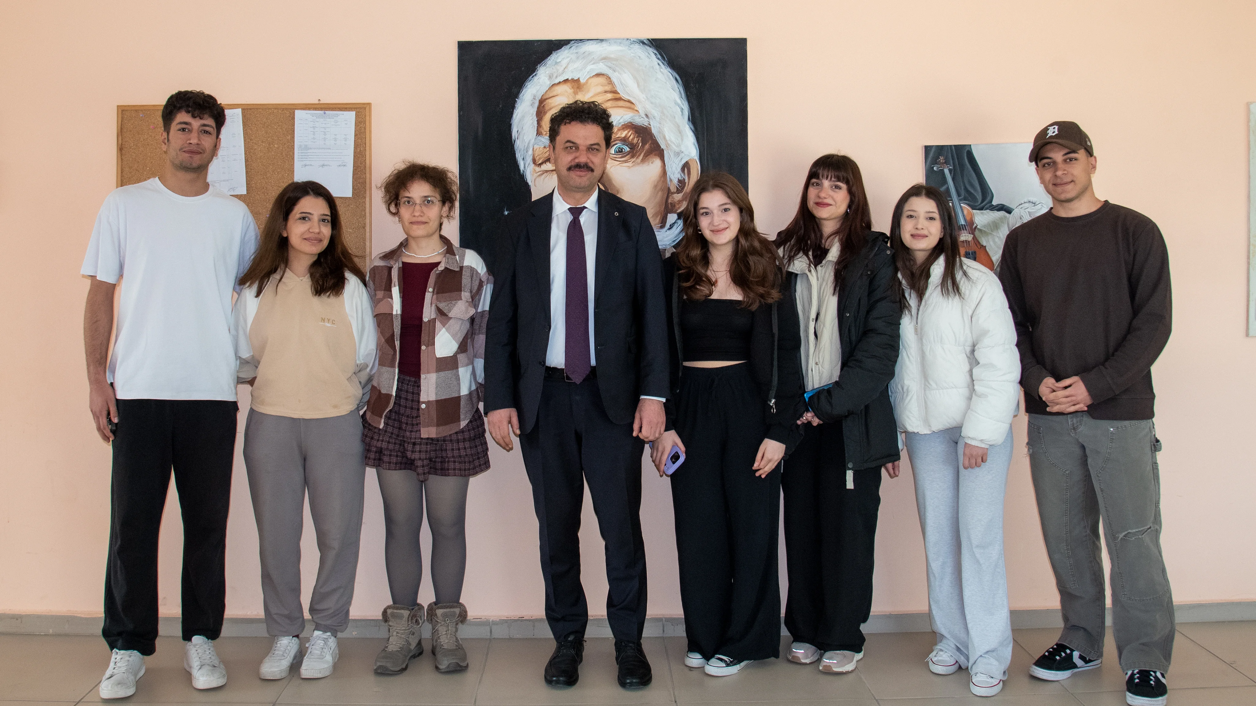 Rektör Yılmaz, İİBF ve Dilek Sabancı Devlet Konservatuvarını ziyaret etti