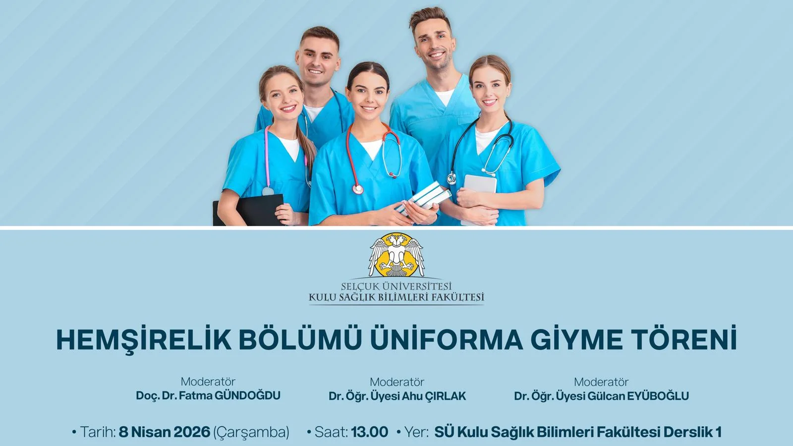 Kulu Sağlık Bilimleri Fakültesi Hemşirelik Bölümü’nde Üniforma Giyme Töreni Gerçekleştirildi